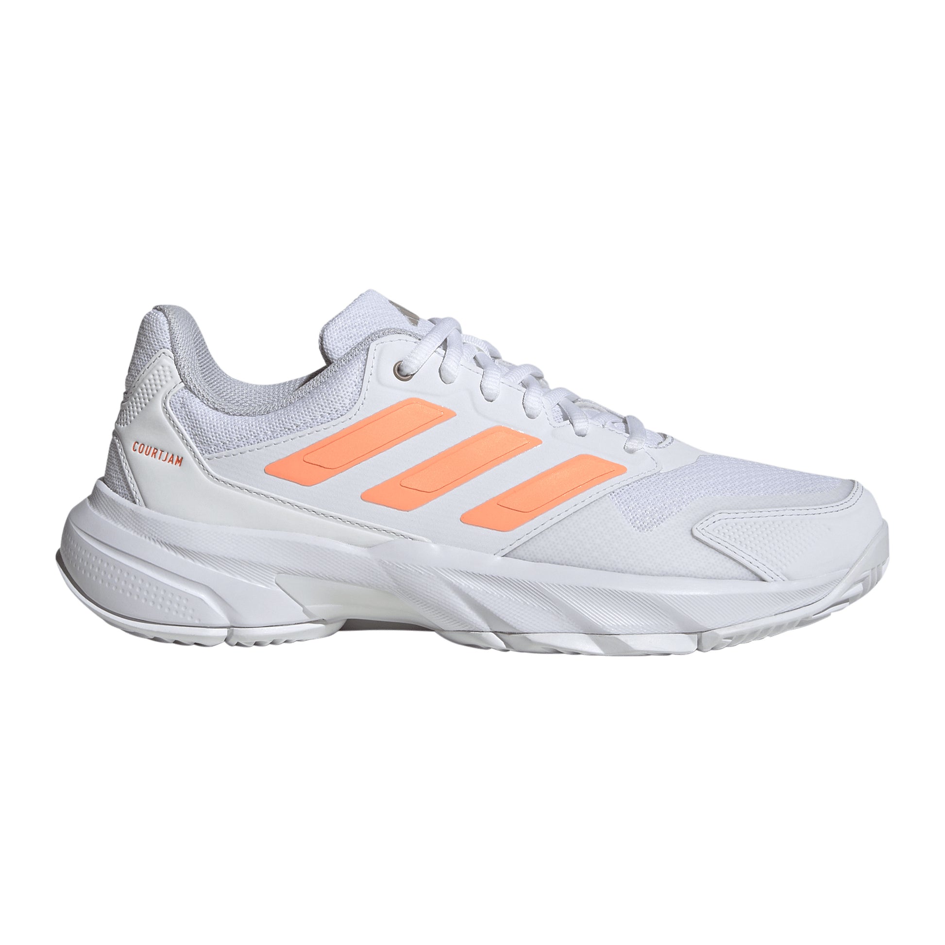 adidas CourtJam Control 3 All court shoe Women - lightgrey, apricot