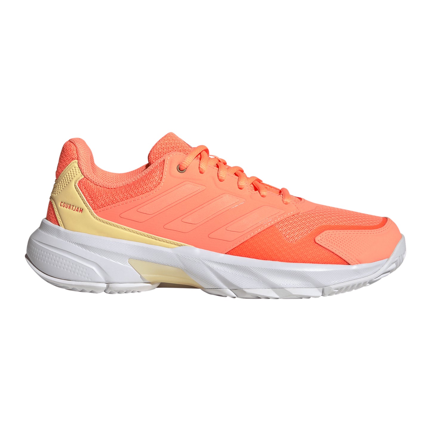 adidas CourtJam Control 3 All court shoe Women - orange, yellow