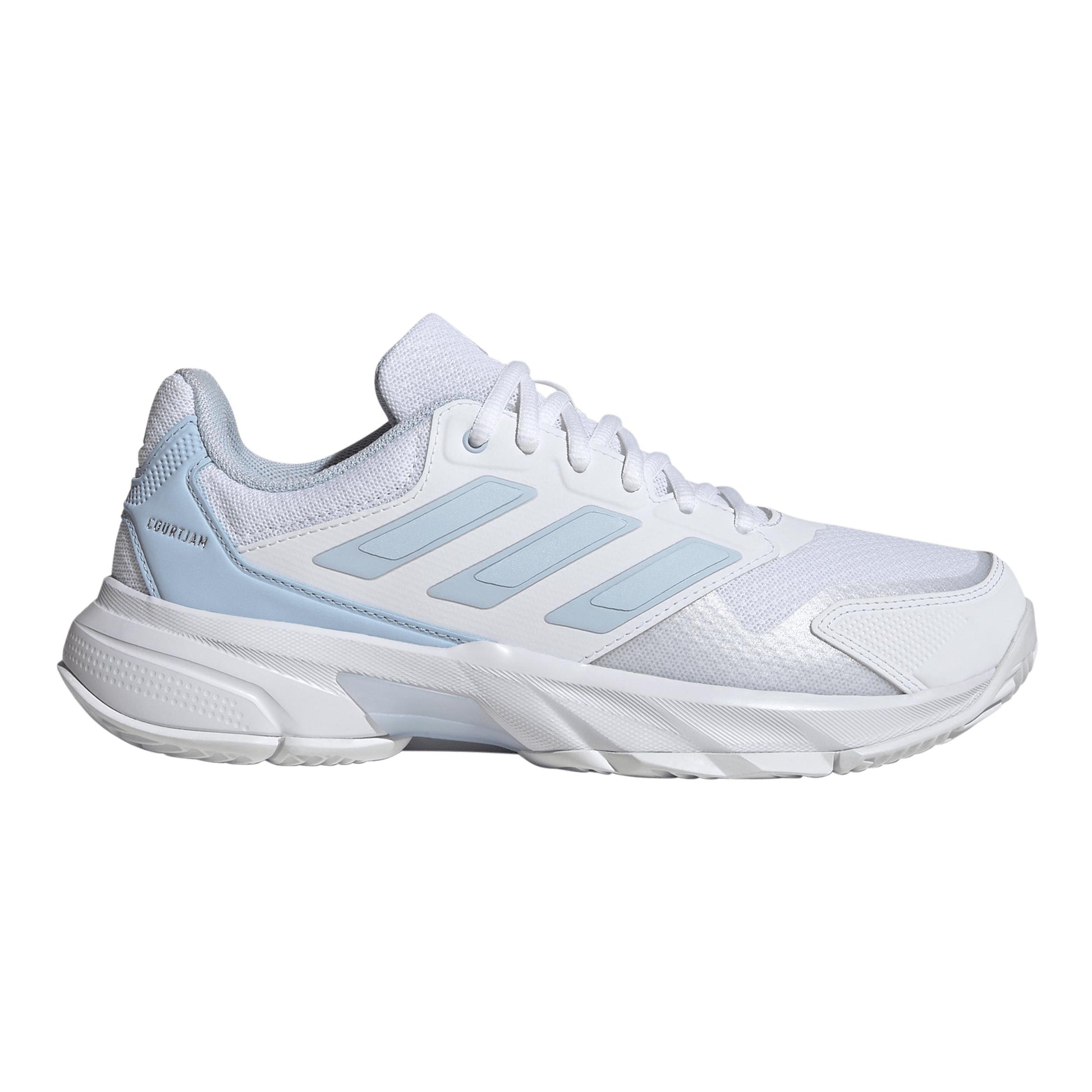 adidas CourtJam Control 3 All court shoe Women - white, light blue