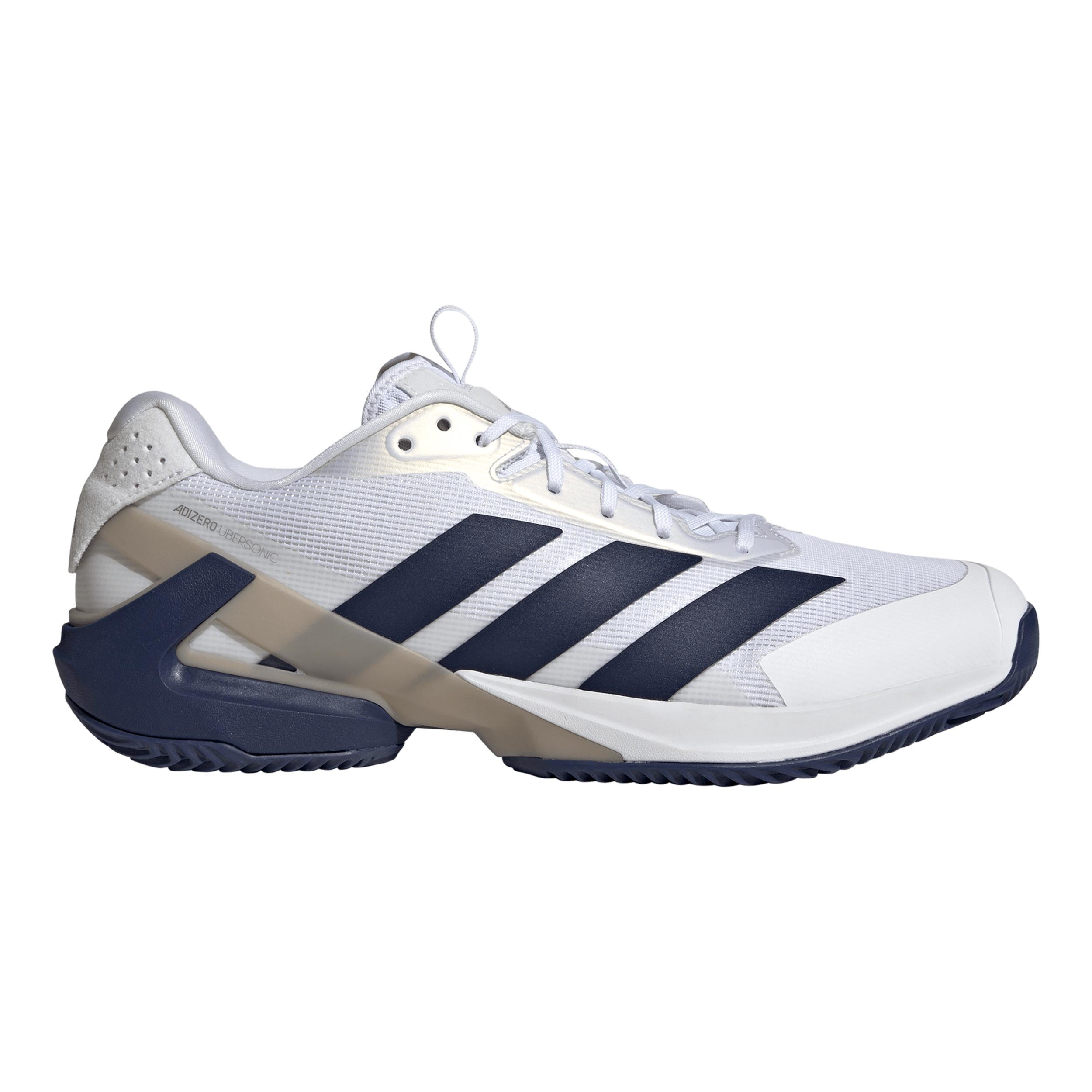 adidas adizero Ubersonic 5 Clay court shoe Men - white, dark blue
