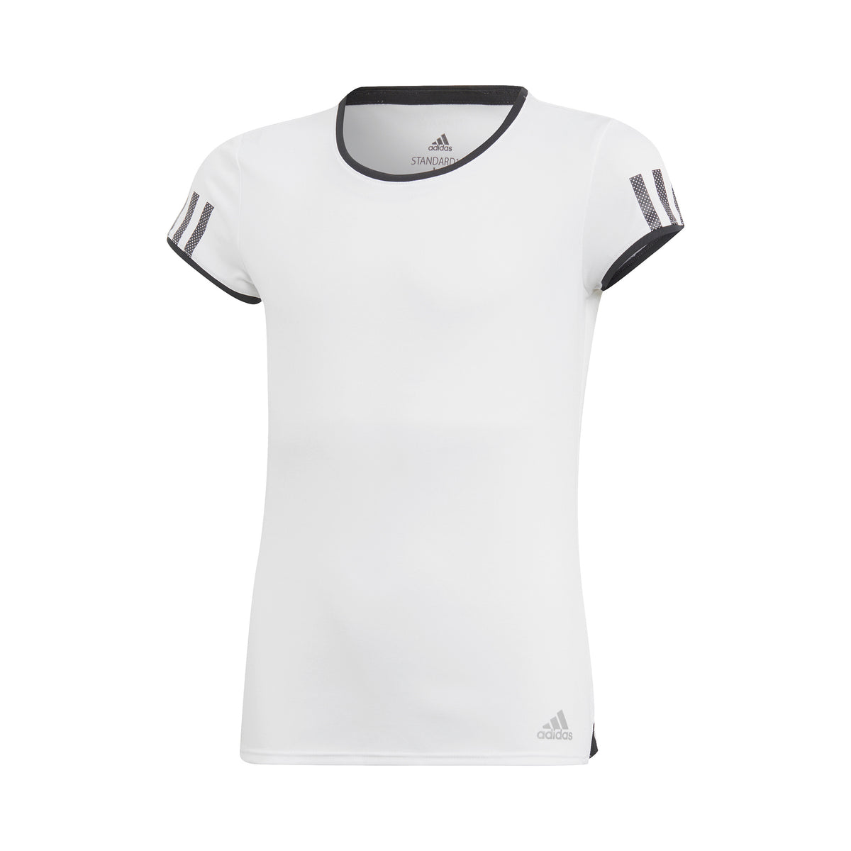 adidas Club T-Shirt Mädchen - weiß, schwarz