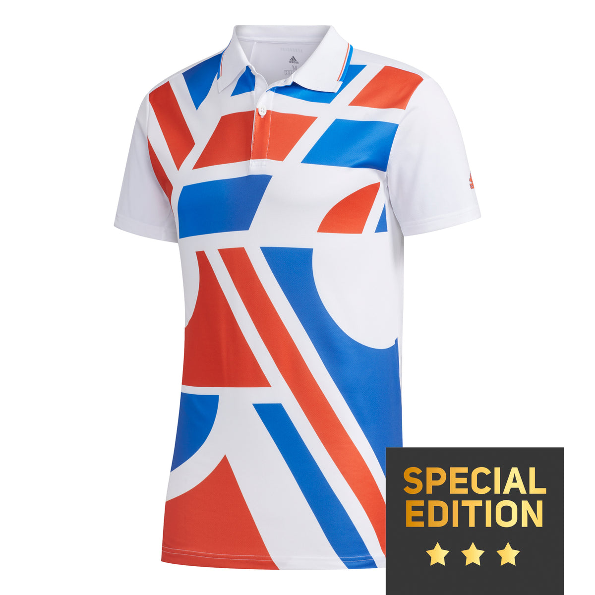 adidas Graphic Polo Men - white, blue