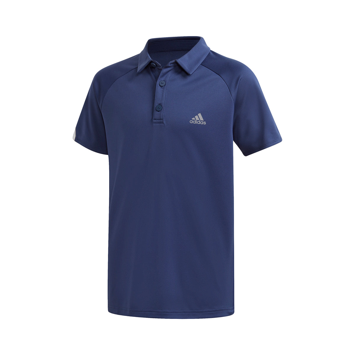 adidas Club Polo Jungen - dunkelblau, silber