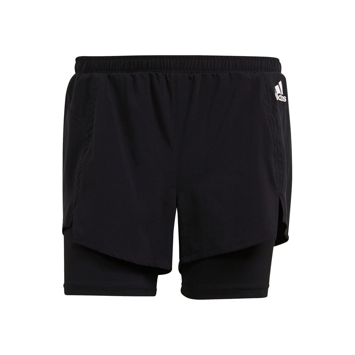 adidas 2in1 Shorts Damen - schwarz, weiß