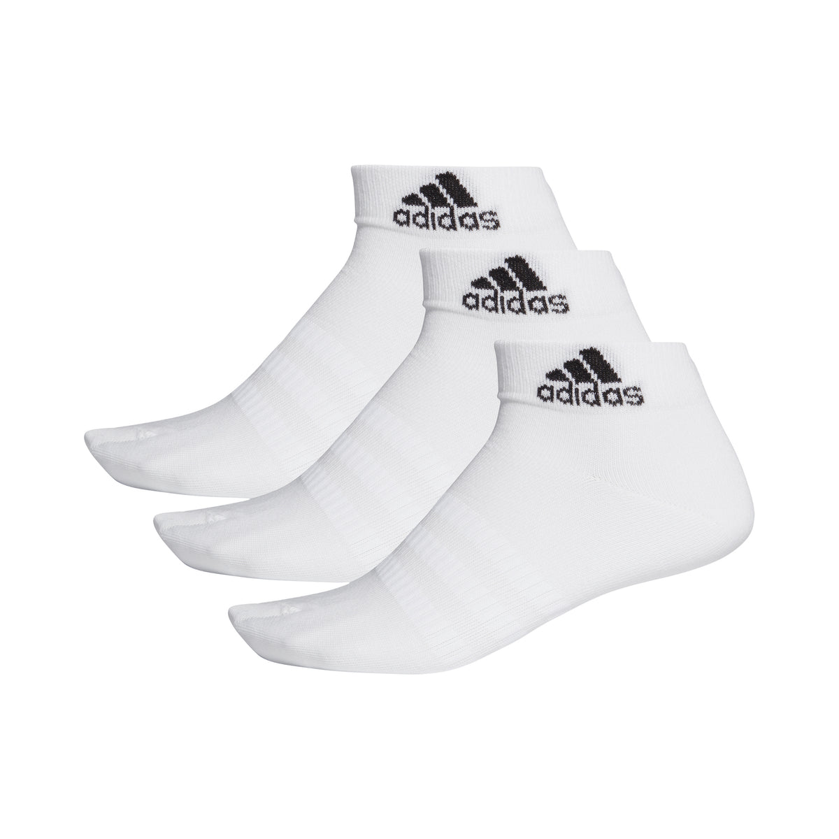adidas Light Ankle Sportsocken 3er Pack Unisex - weiß, schwarz