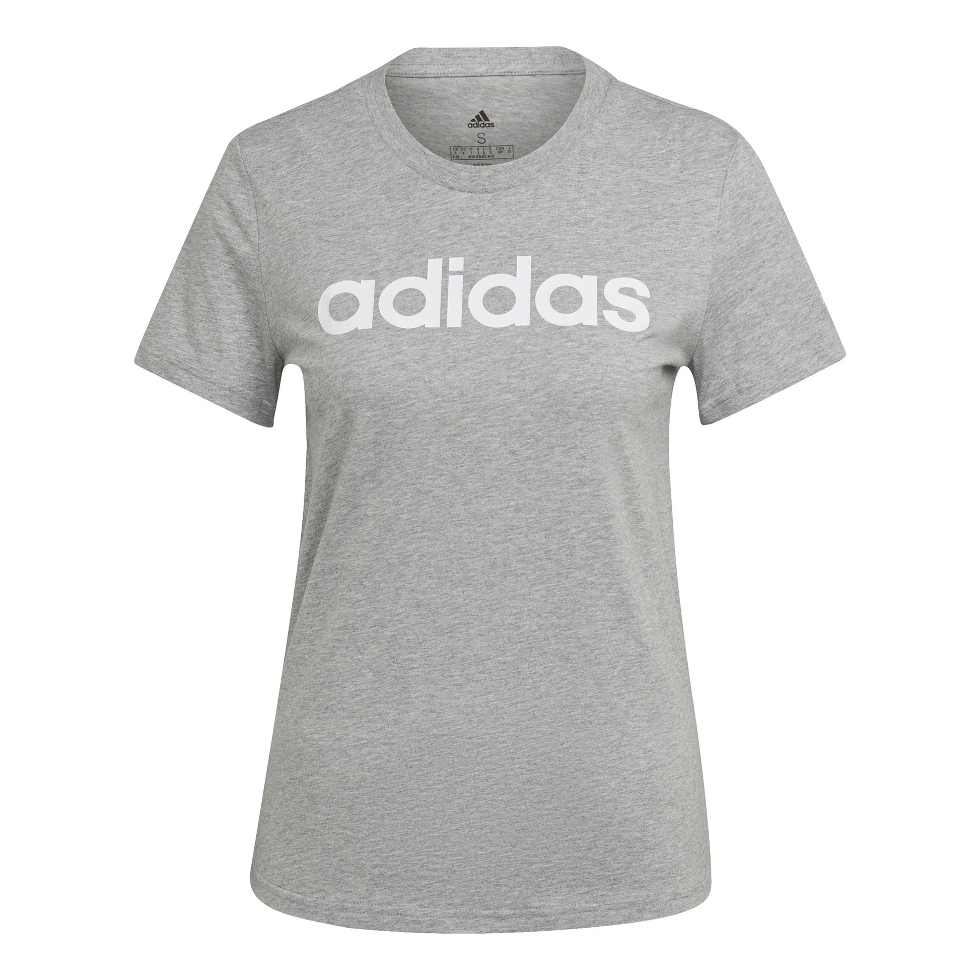 adidas Linear T-Shirt Women-Grey
