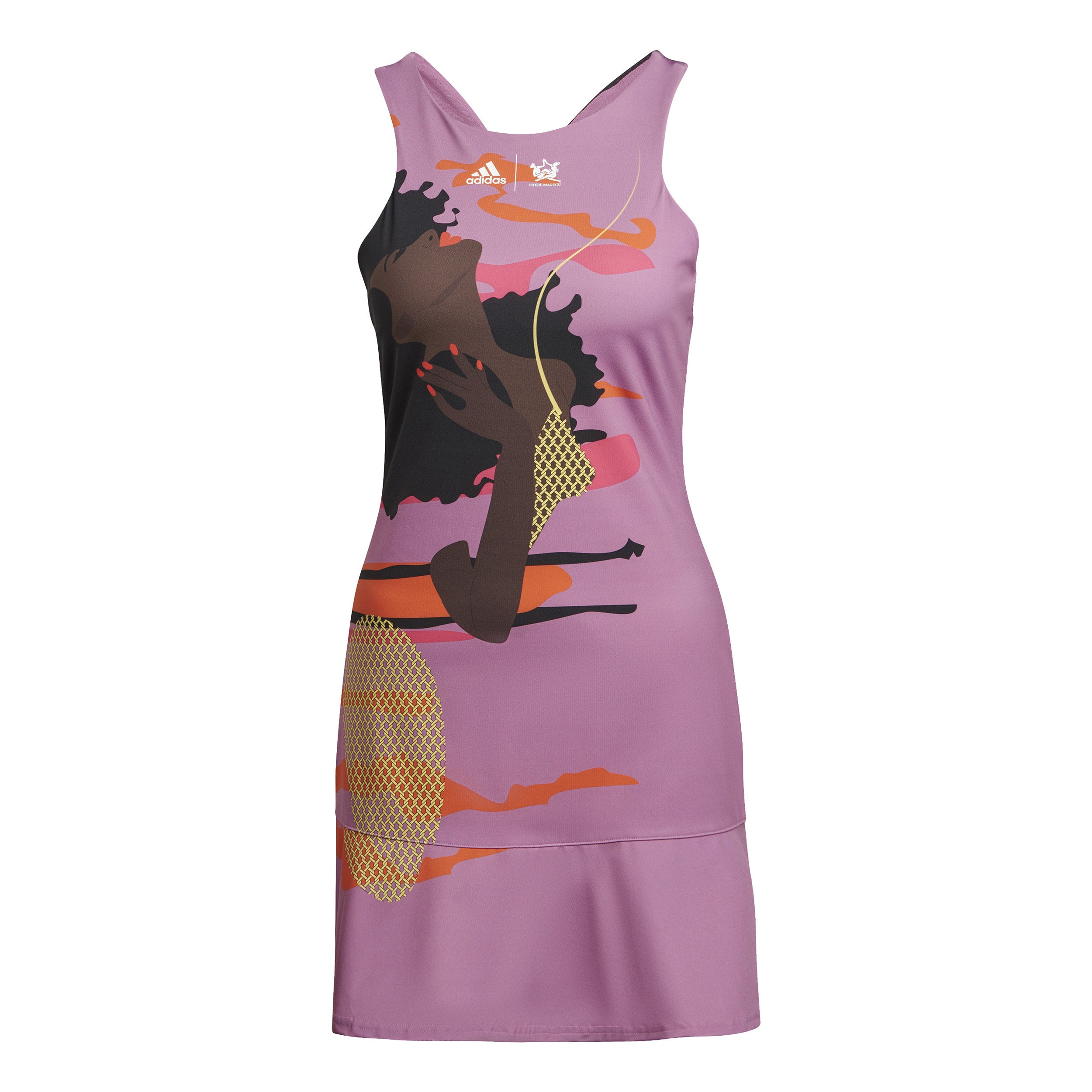 adidas New York Y Dress Women-Lilac,Multicoloured