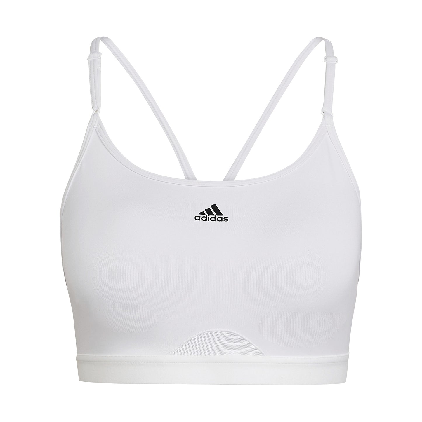 adidas Aero Court AOP Sport-BH Damen - weiß
