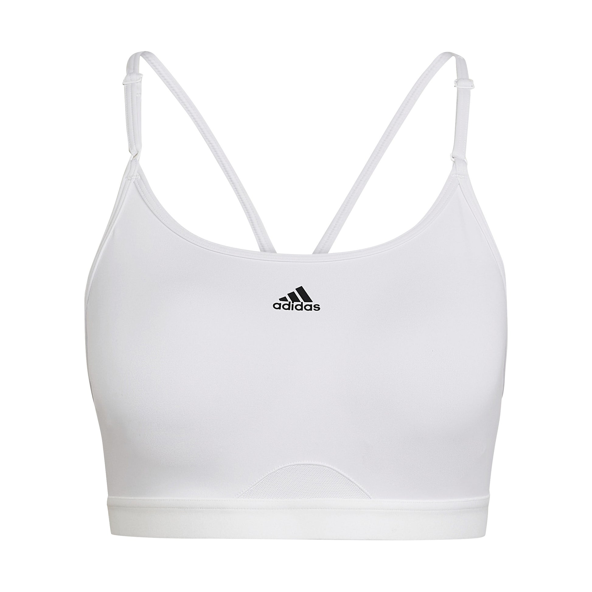 adidas Aero Court AOP Sport-BH Damen - weiß
