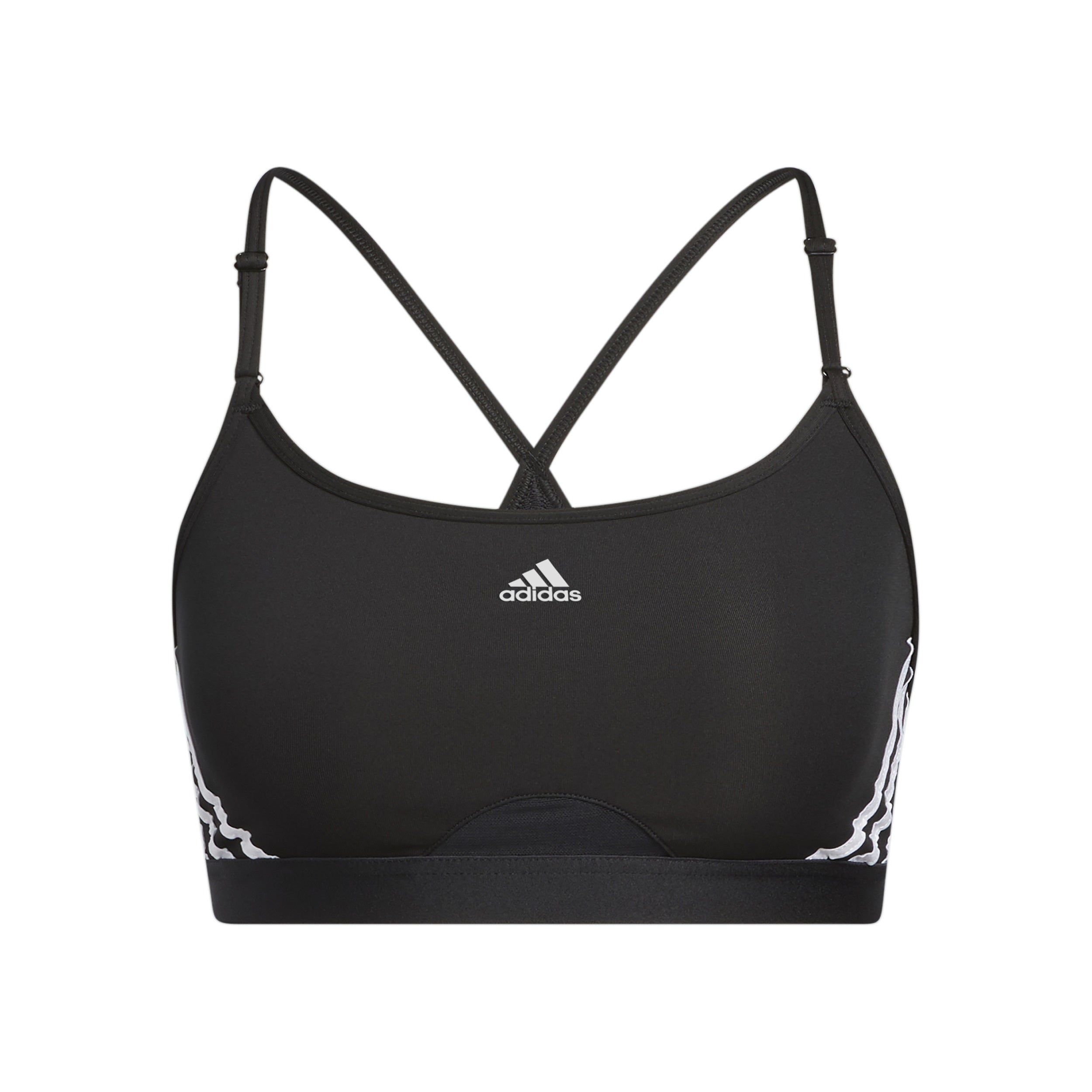 adidas Aeroreact Low-Support 3Stripes Sports bras Women - black