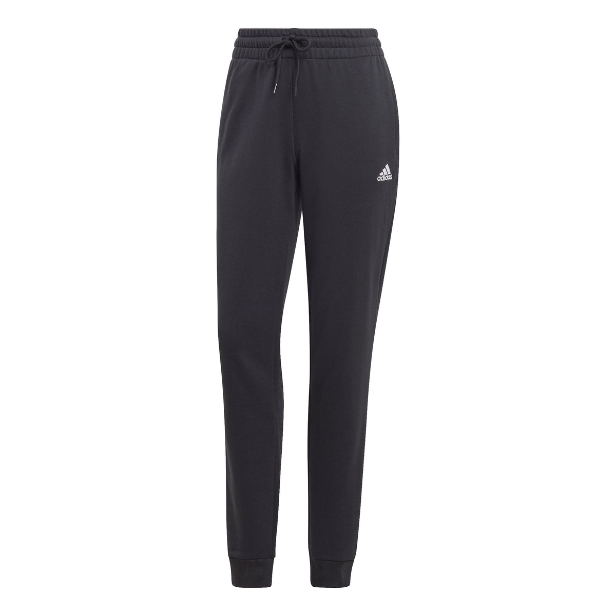 adidas Essentials Linear French Terry Cuffed Trainingshose Damen-Schwarz,Weiß