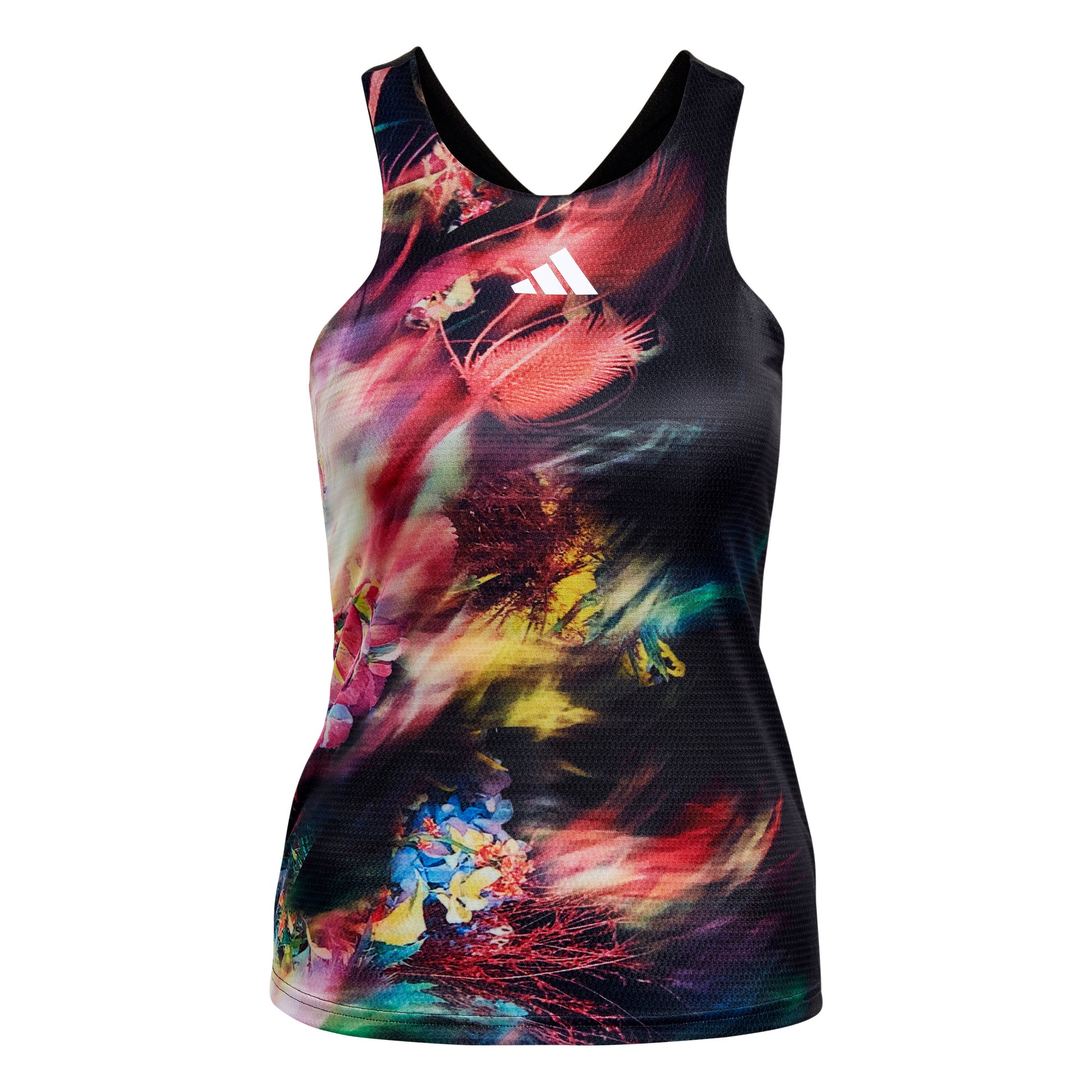 adidas Melbourne Y- Tank-Top Damen-Schwarz,Mehrfarbig
