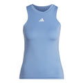 Training  Regular 3-Stripes Tank top Women - light blue, white