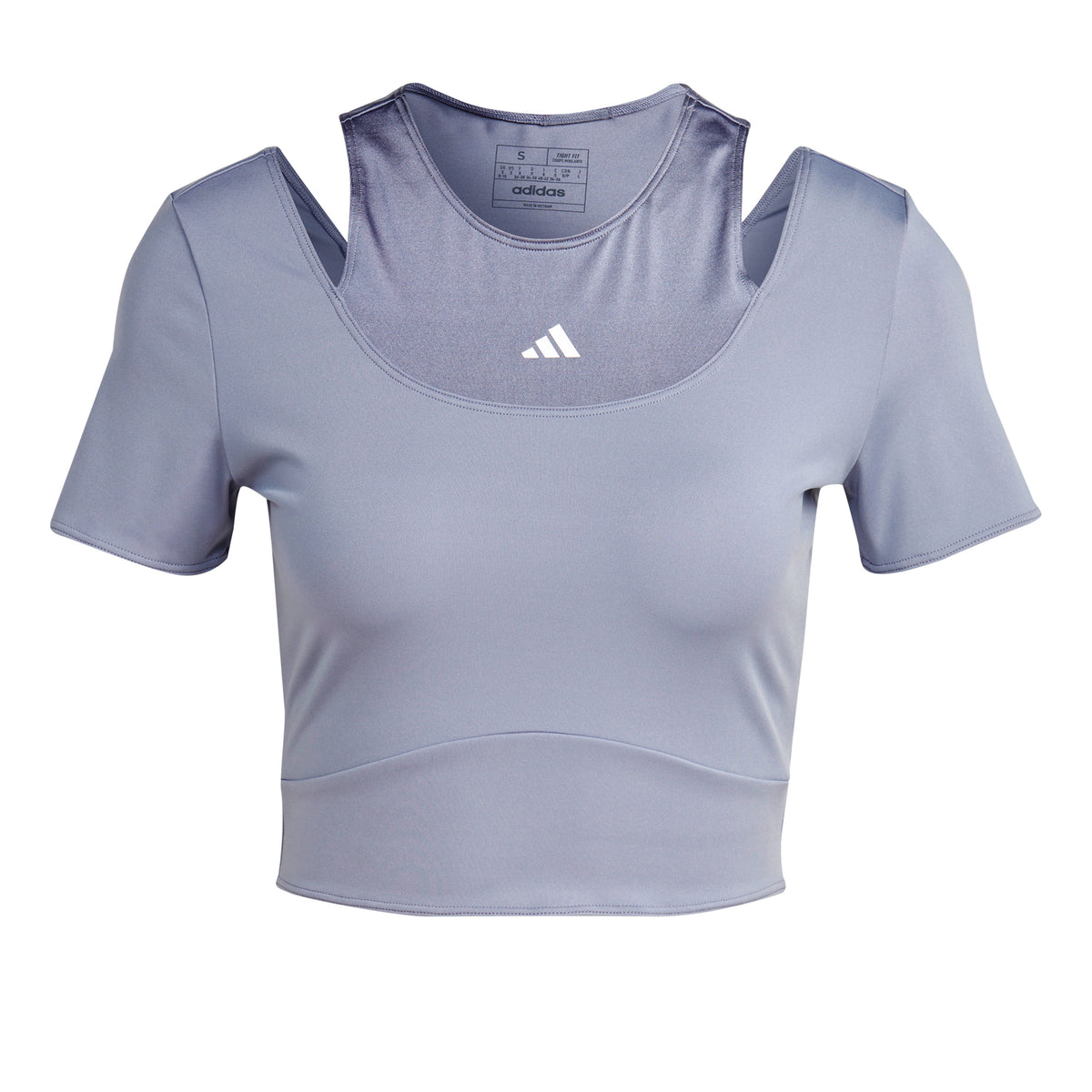 adidas HIIT AEROREADY Crop Training T-Shirt Women - grey,