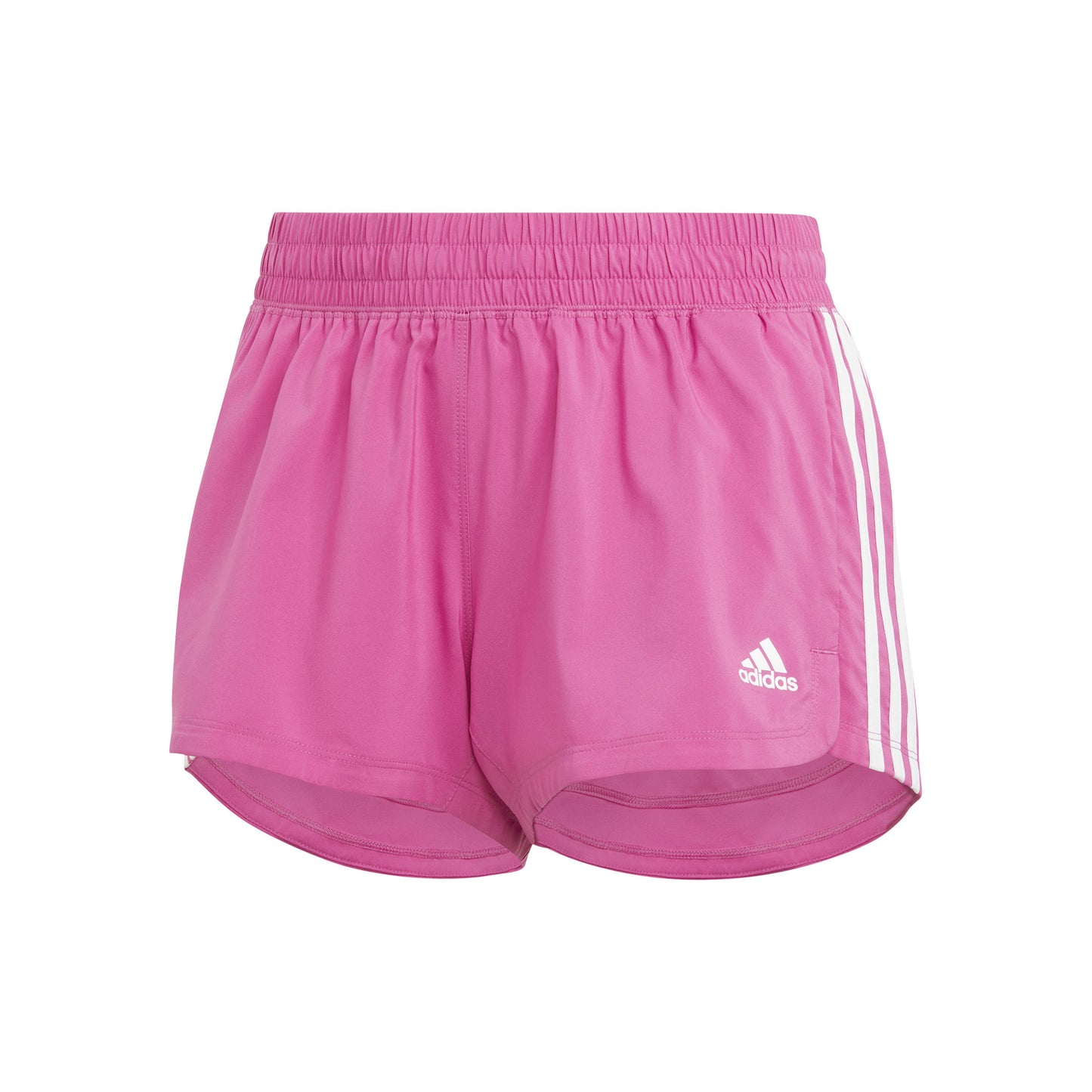 adidas Pacer 3-Streifen Woven Shorts Damen - pink, weiß
