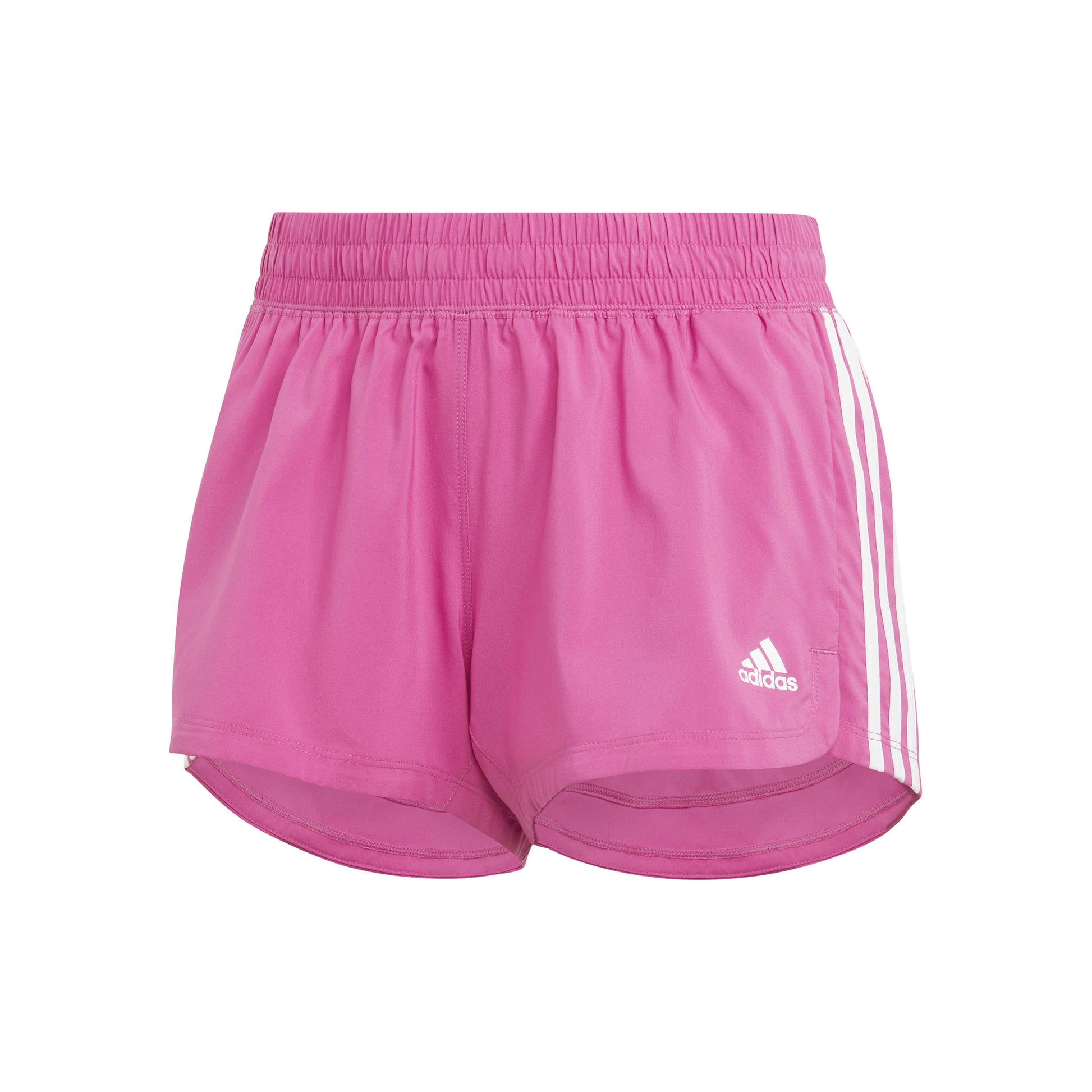 adidas Pacer 3-Streifen Woven Shorts Damen - pink, weiß