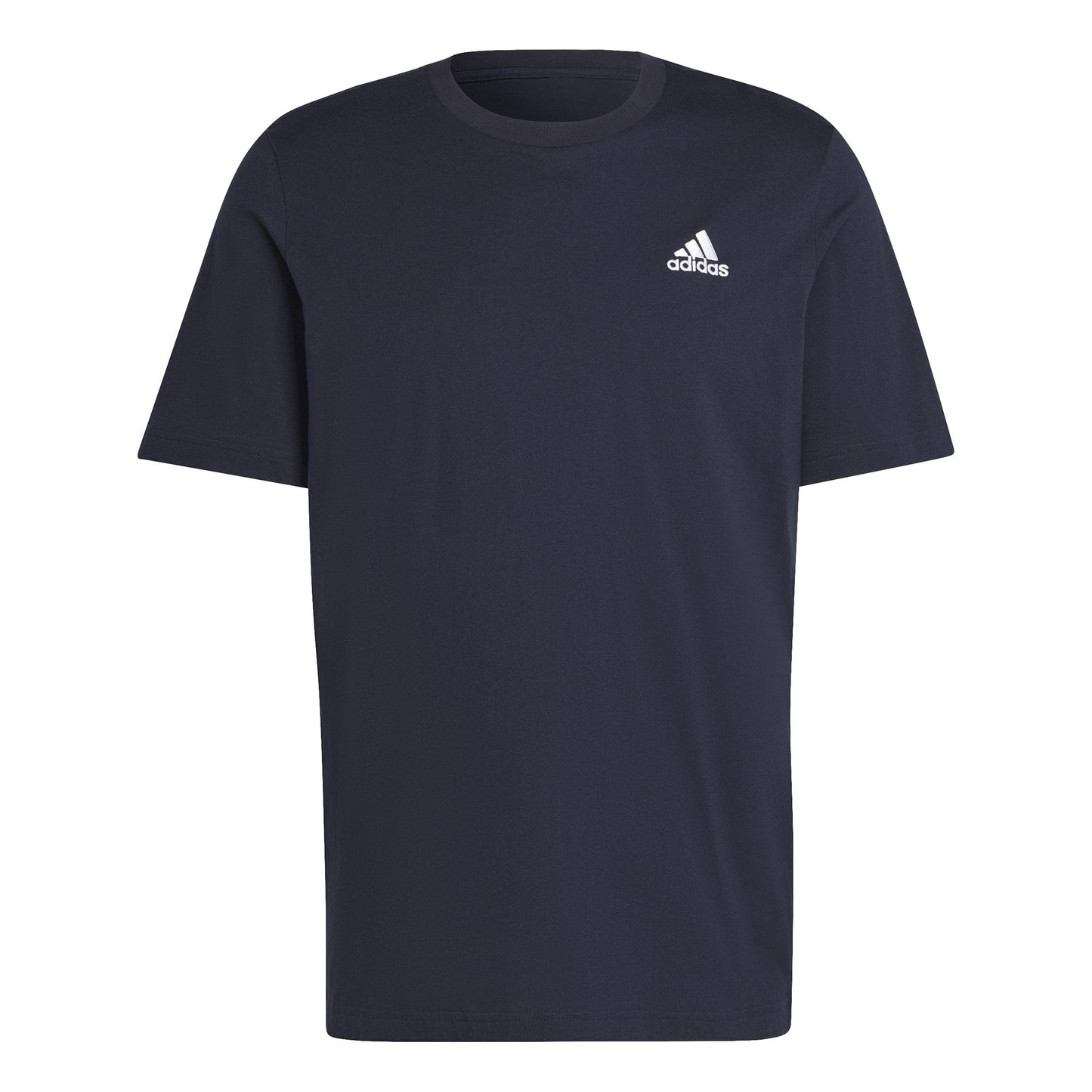adidas Essentials Single Jersey Embroidered Small Logo T-Shirt Men-Dark Blue