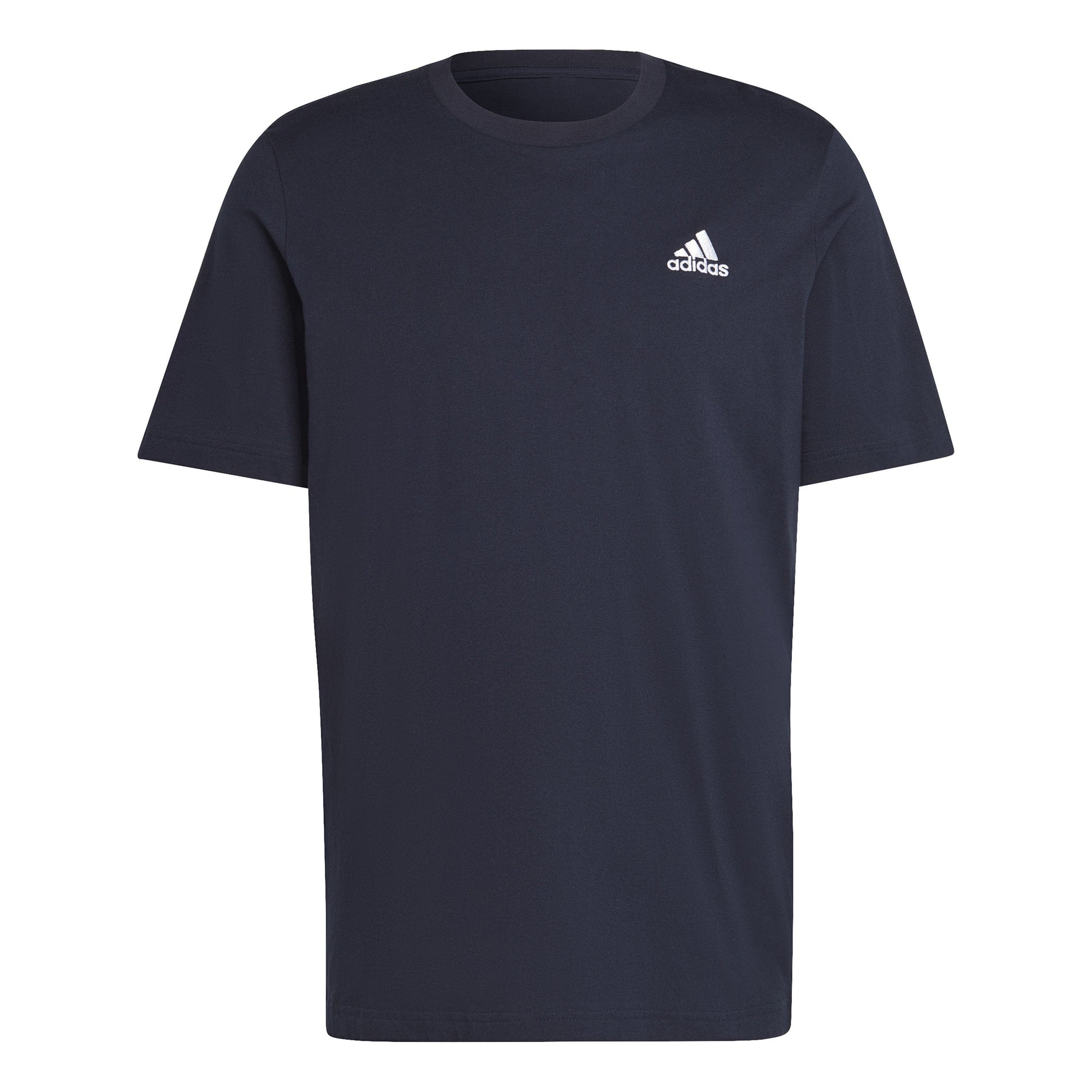 adidas Essentials Single Jersey Embroidered Small Logo T-Shirt Men-Dark Blue