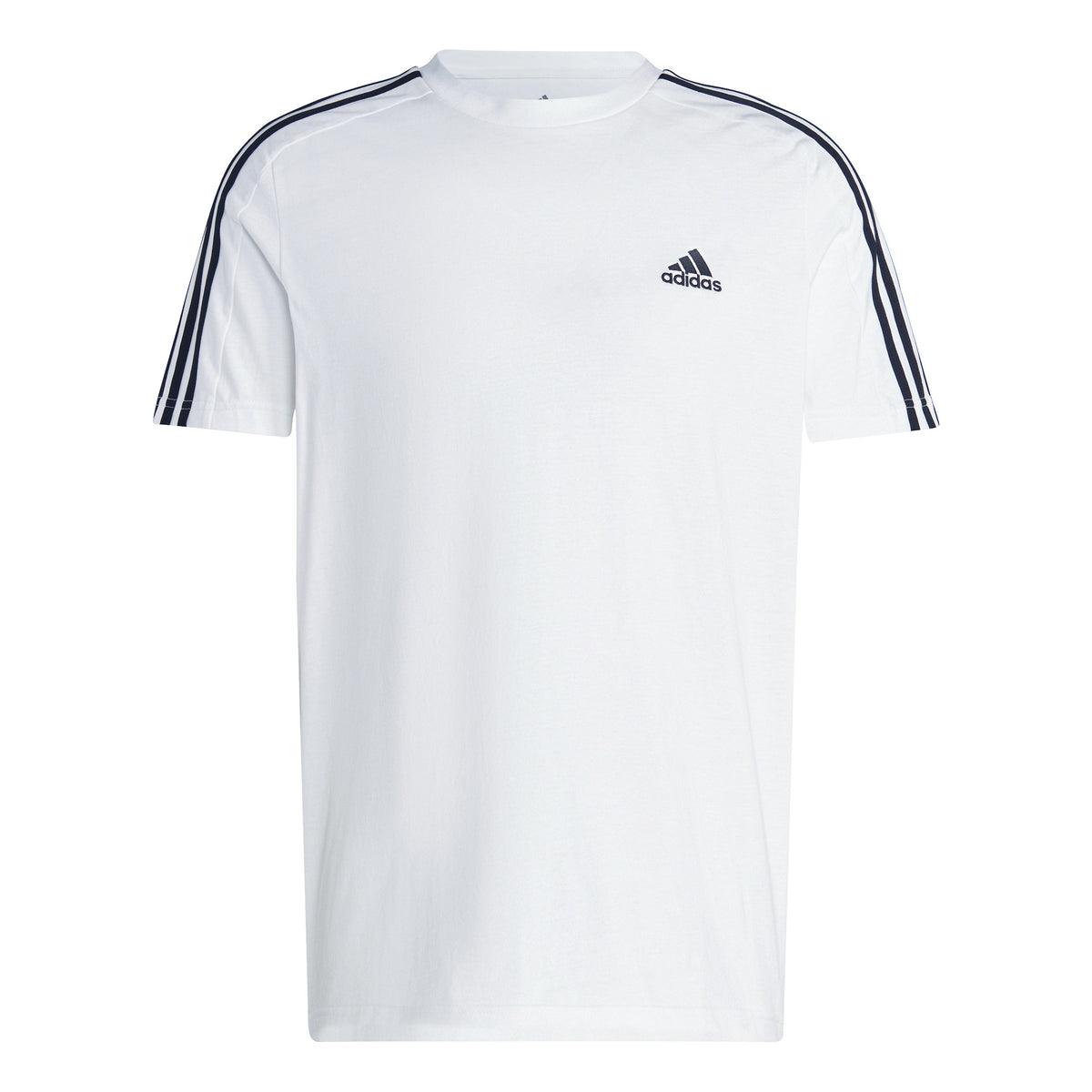 adidas 3Stripes T-Shirt Herren - weiß, schwarz