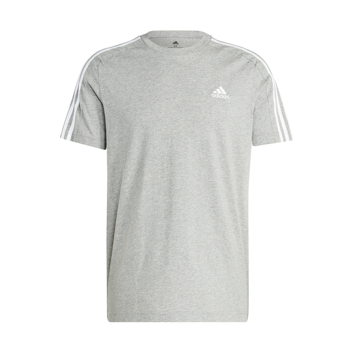 adidas 3Stripes T-Shirt Men - lightgrey, white