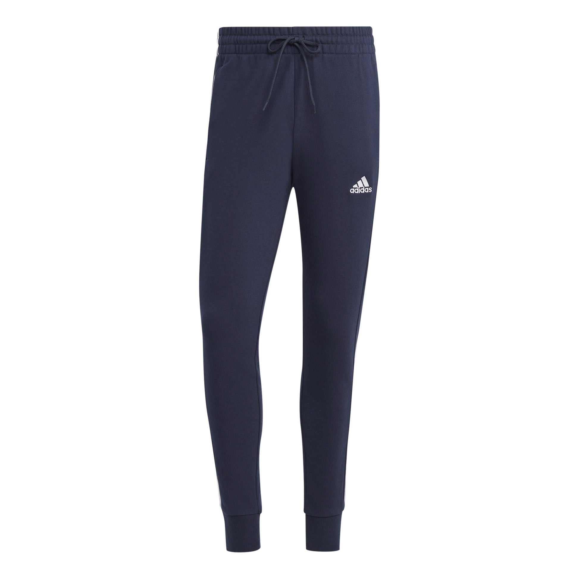 adidas French Terry Tapered Cuff 3-Stripes Training pants Men - dark blue, white