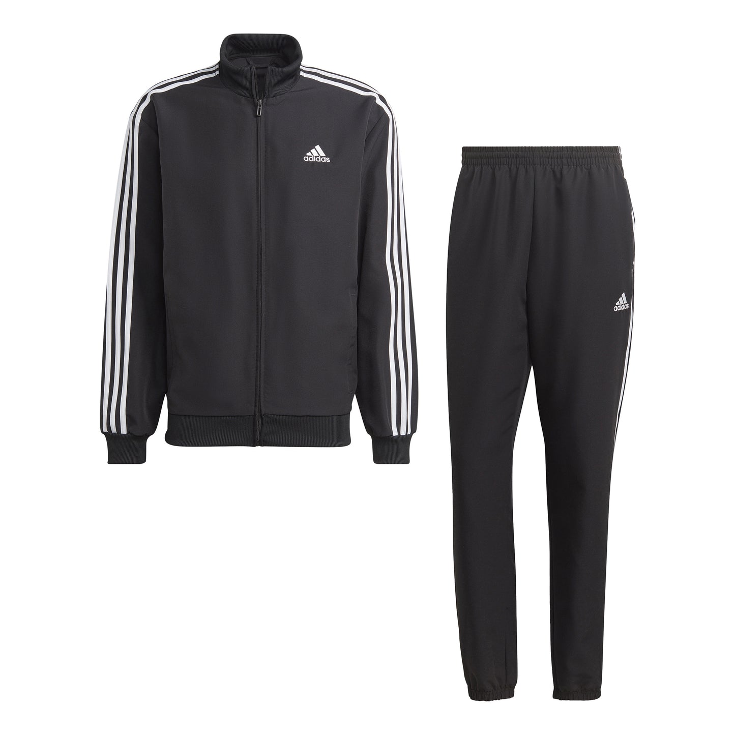 adidas 3Stripes Woven Tracksuit Men - black, white