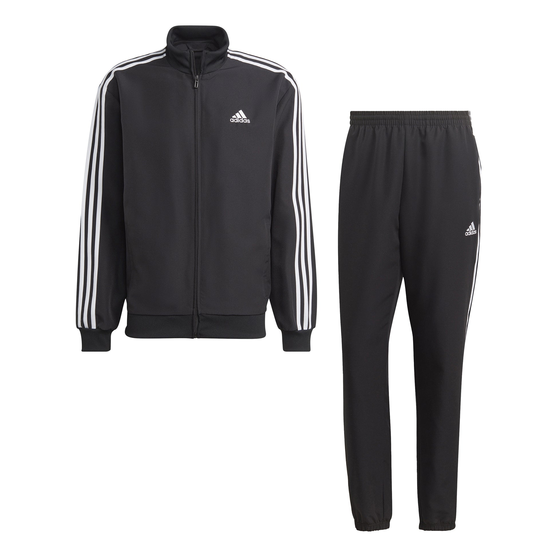 adidas 3Stripes Woven Tracksuit Men - black, white