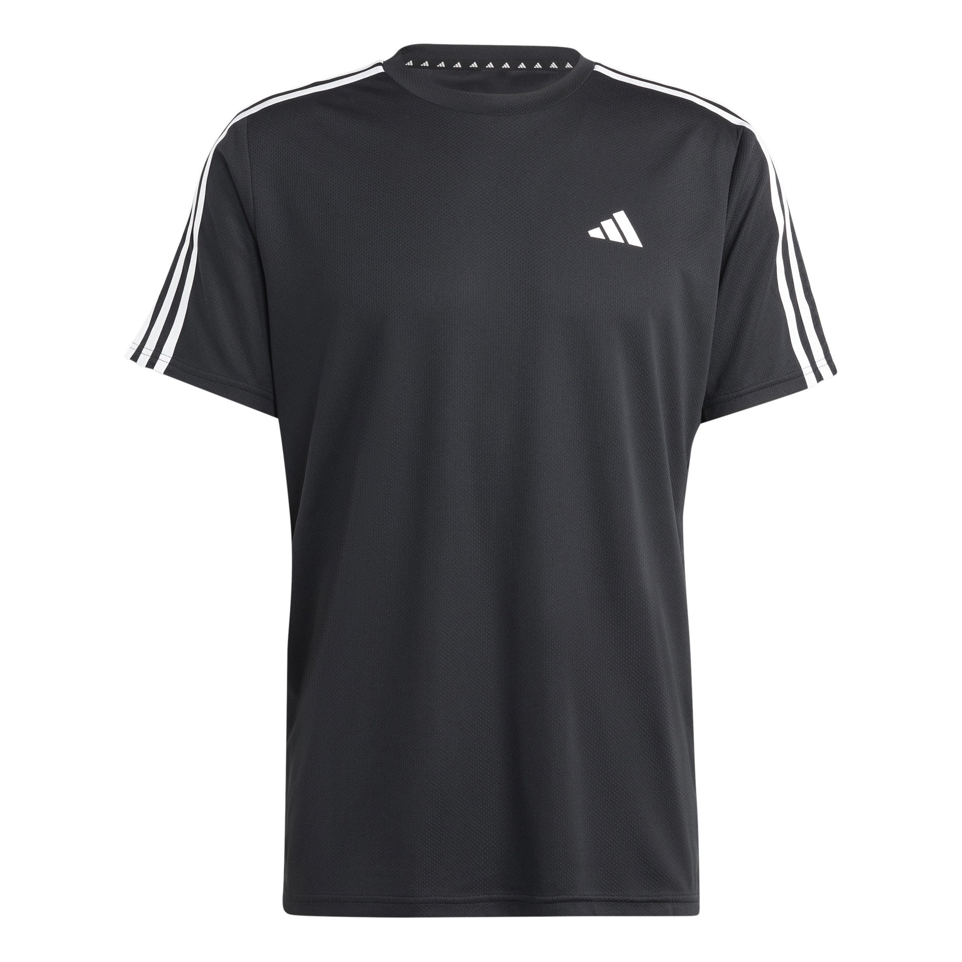 adidas Essentials Train 3-Stripes Training T-Shirt Men-Black,White