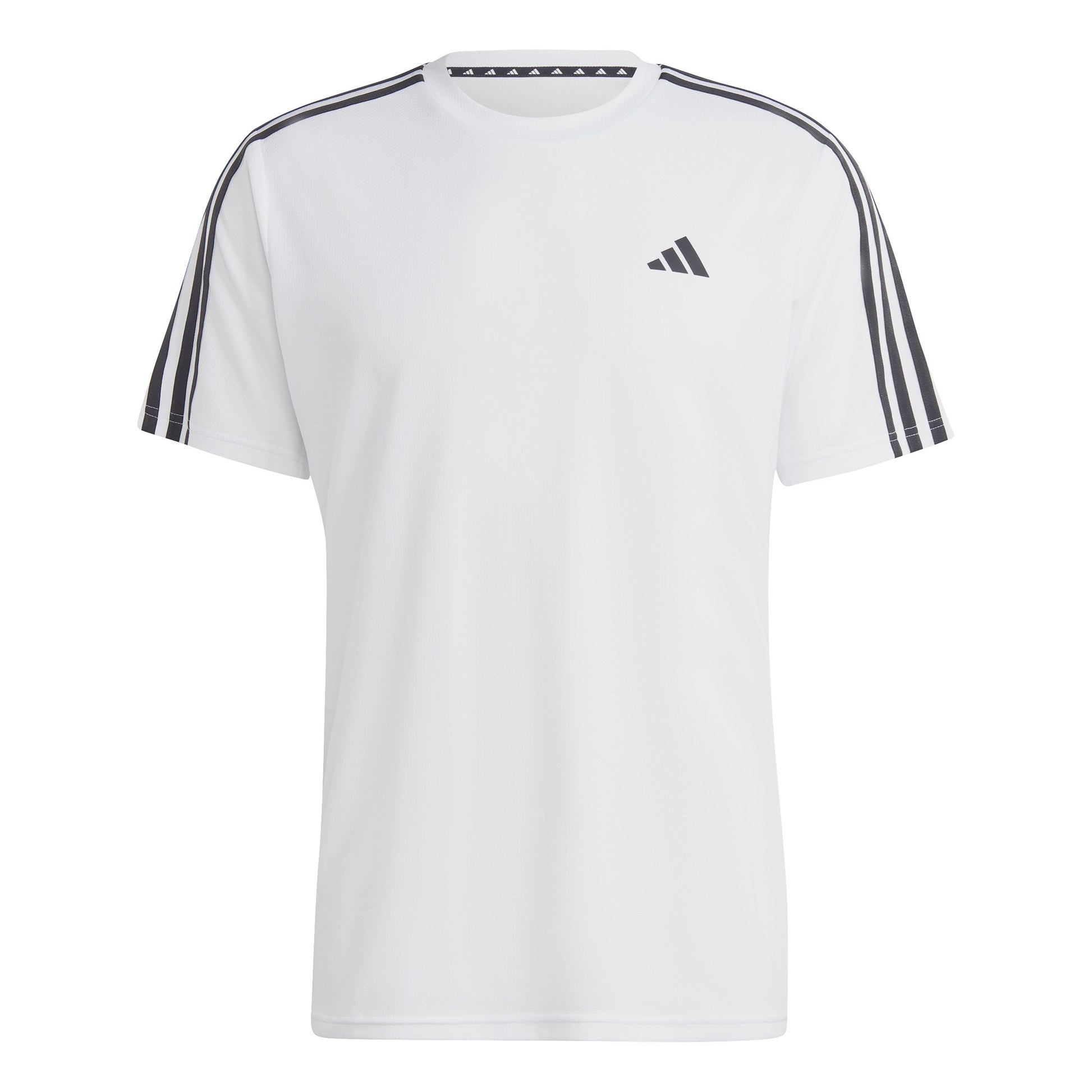 adidas Essentials Train 3-Stripes Training T-Shirt Men-White,Black