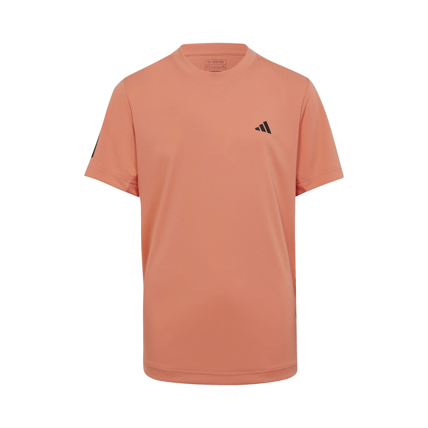 adidas Club 3 Stripes T-Shirt Jungen - orange, schwarz