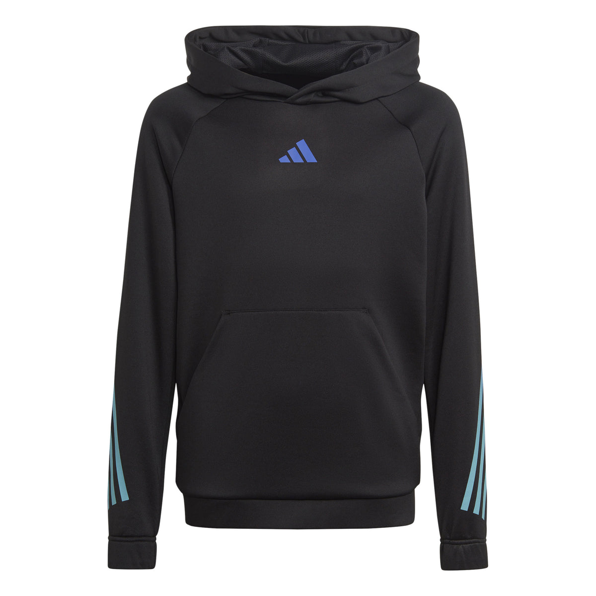 adidas Train Icons AEROREADY 3-Stripes Hoody Boys - black, blue