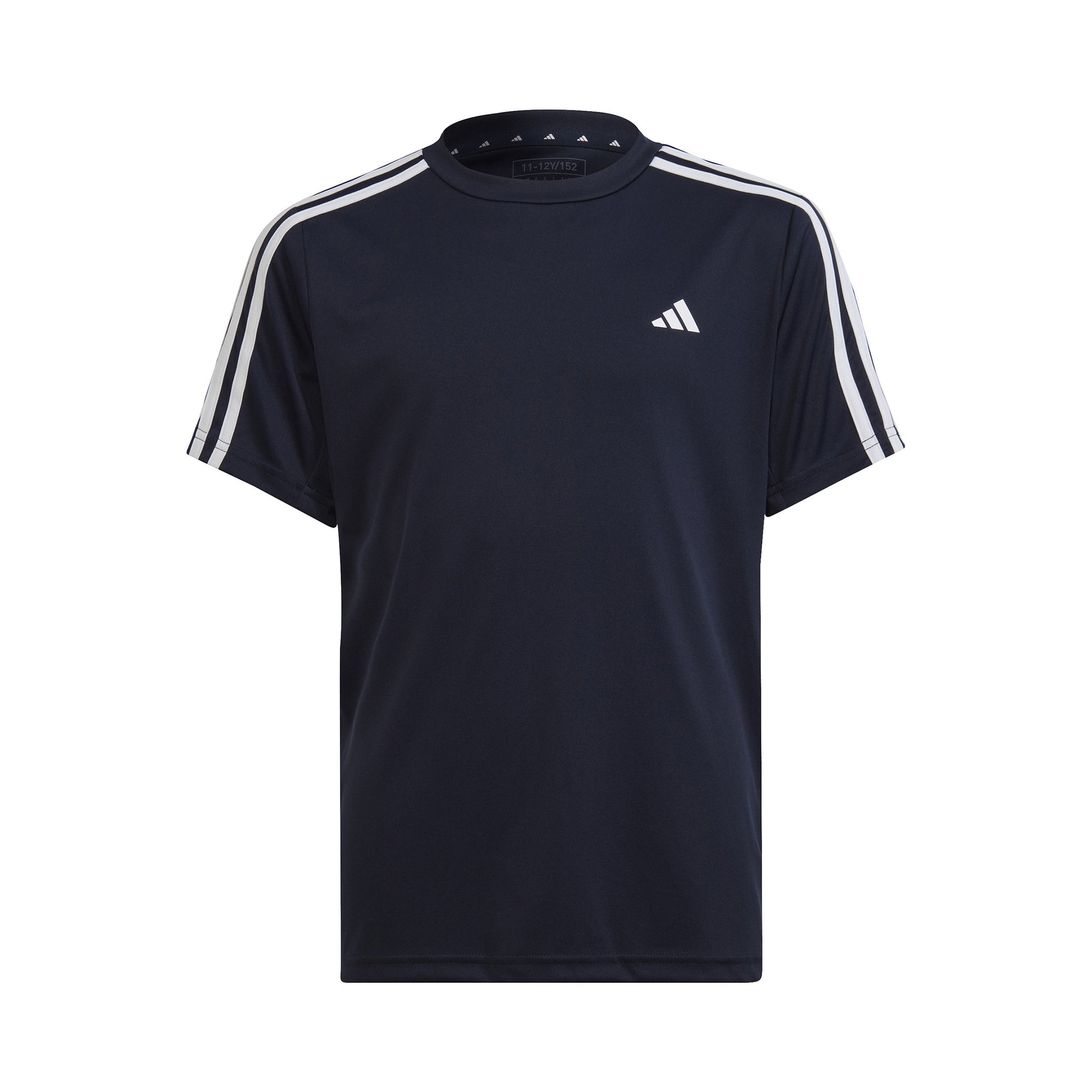adidas Train AEROREADY 3-Stripes Regular-Fit T-Shirt Boys - dark blue, white