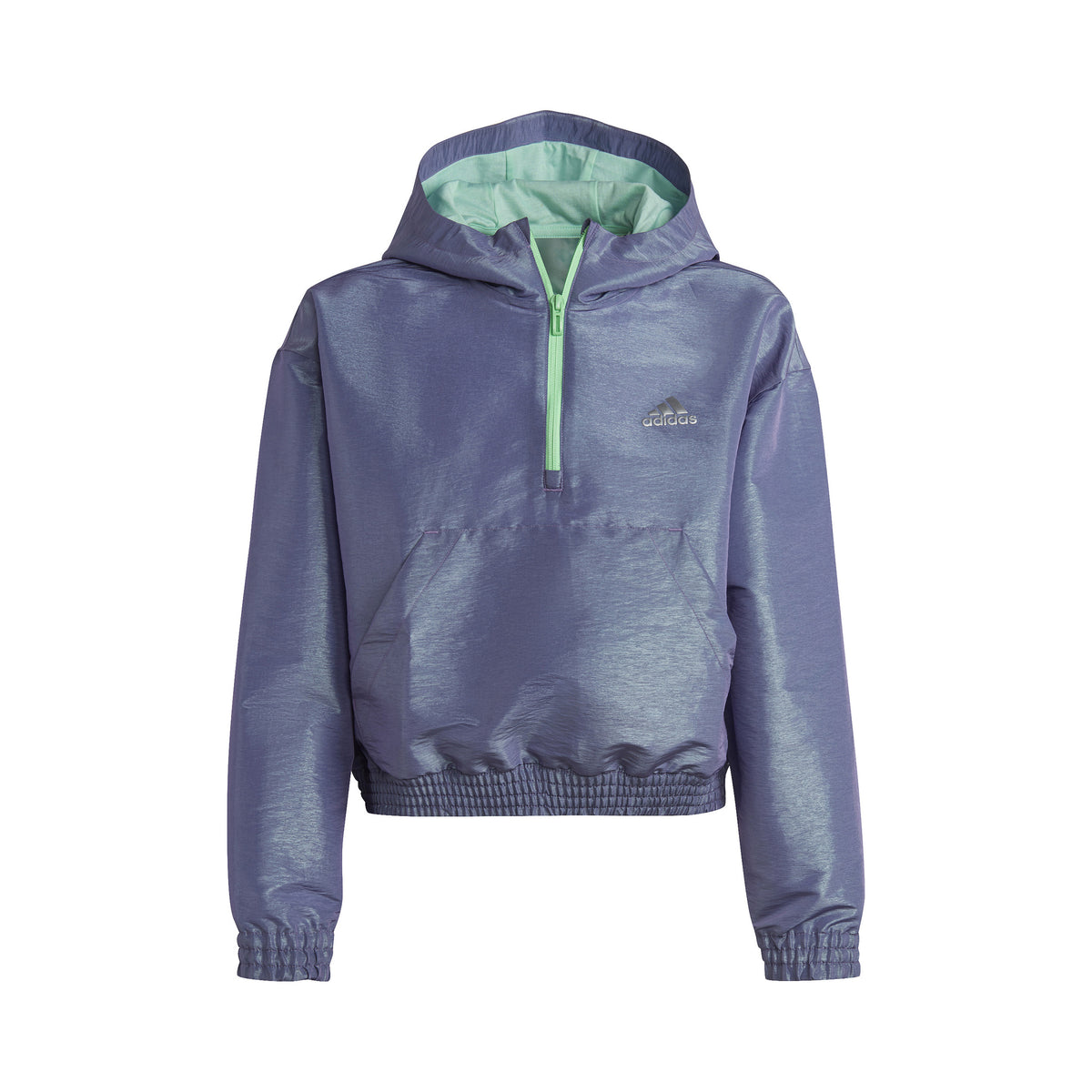 adidas Dance Loose Fit Woven Half-Zip Hooded Training jacket Girls - violet, mint
