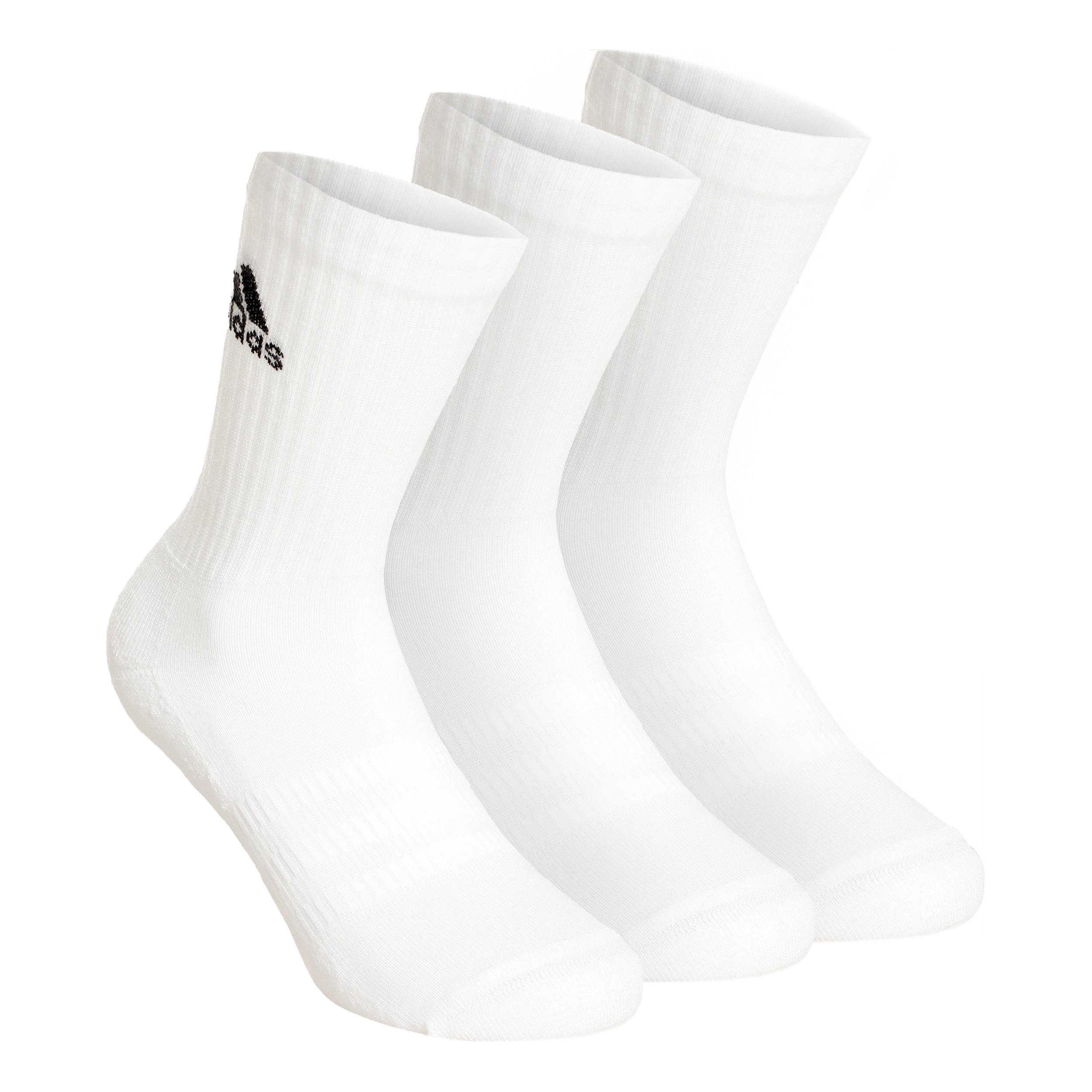 adidas Crew Sportswear Ankle Sports Socks-White,Black