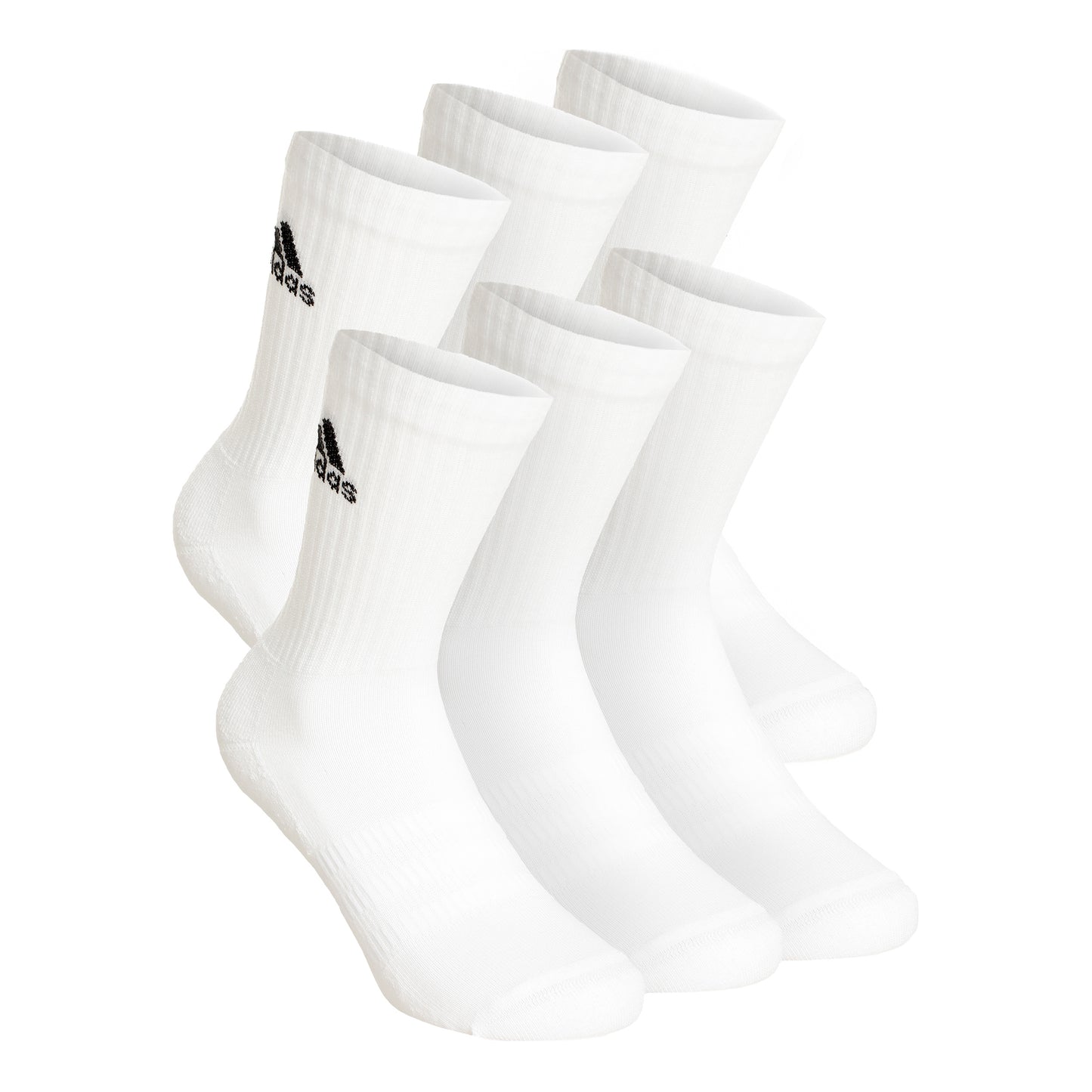 adidas Crew Sportswear Ankle Sportsocken 6er Pack-Weiß,Schwarz