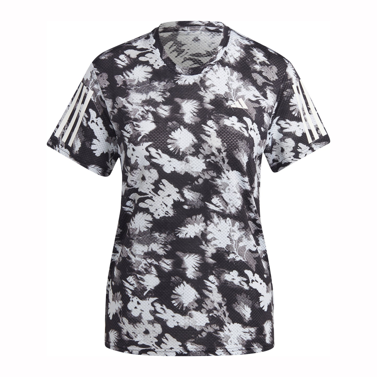adidas Own The Run Cooler Laufshirt Damen - grau, schwarz