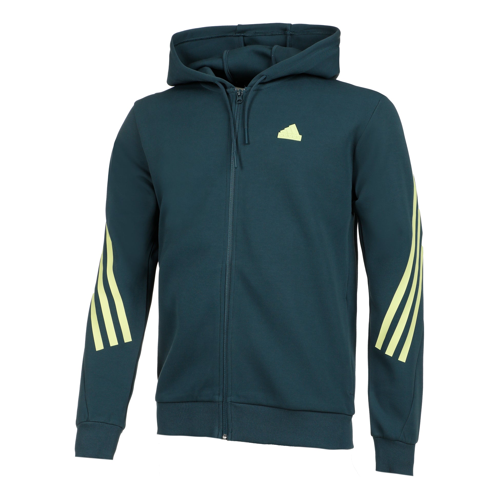 adidas Future Icon 3 Stripes Full-Zip Sweatjacke Herren - dunkelgrau,
