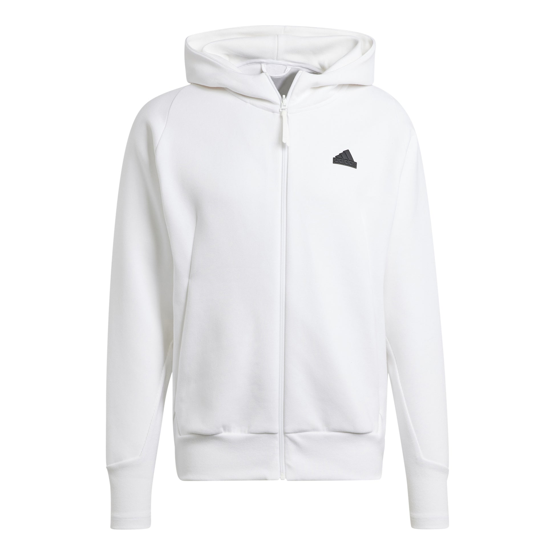 adidas Zone Printed Full-Zip Zip Hoodie Men - white,