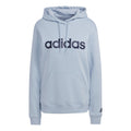 Linear French Terry Hoody Damen - blaugrau, dunkelblau