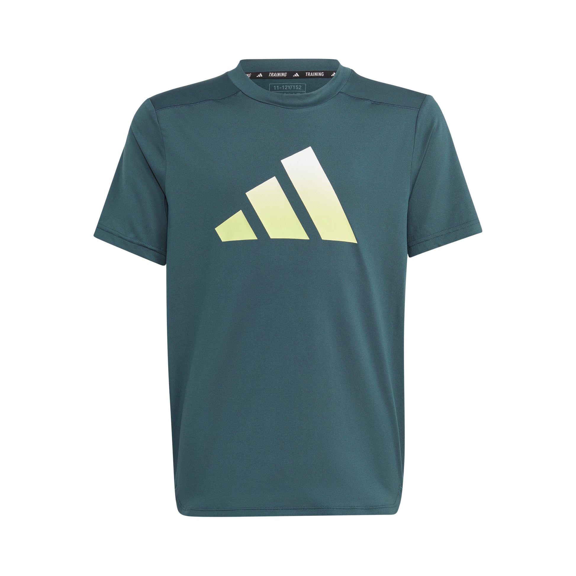 adidas Training Icons T-Shirt Boys - petrol, lime