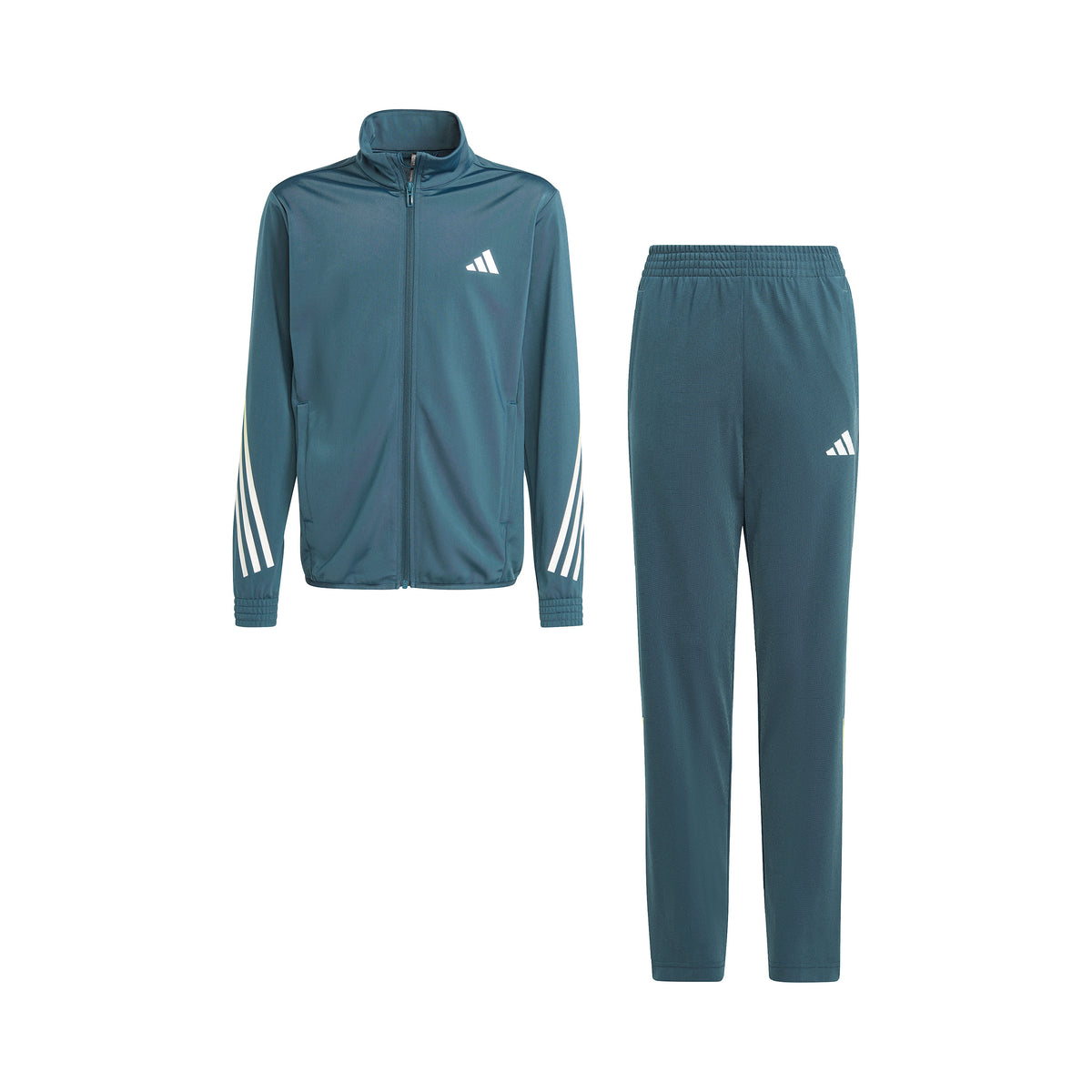 adidas Training Icons Tracksuit Boys - petrol, white