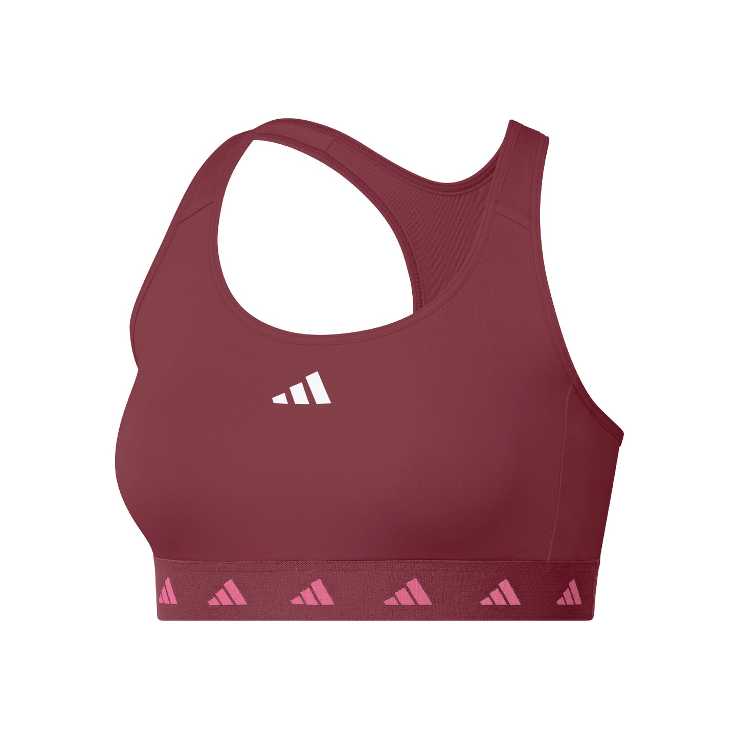 adidas Power Medium-Support Tech-Fit Sport-BH Damen - rot