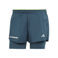 Ultimate 2in1 Laufshorts Damen - petrol, grün
