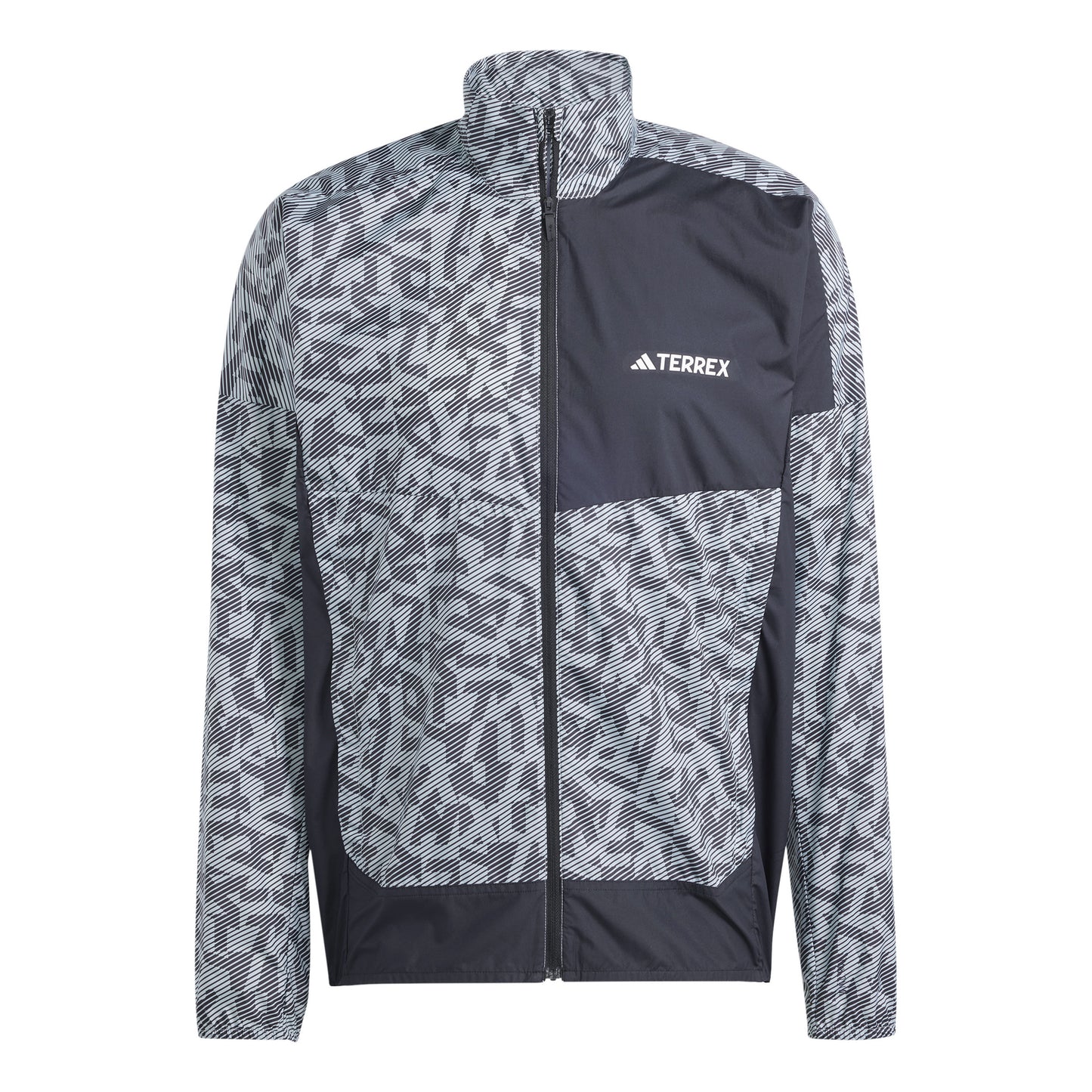 adidas Terrex Trail Wind Running jacket Men - grey, black
