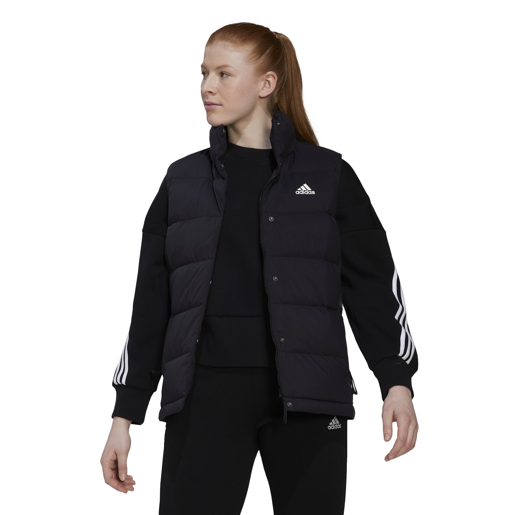 adidas Helonic Weste Damen-Schwarz