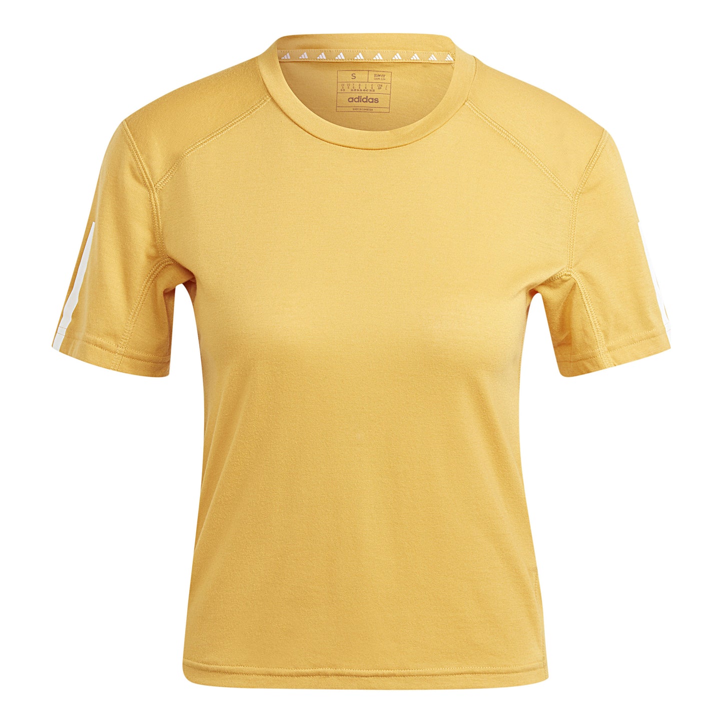 adidas Essentials T-Shirt Damen - gelb,