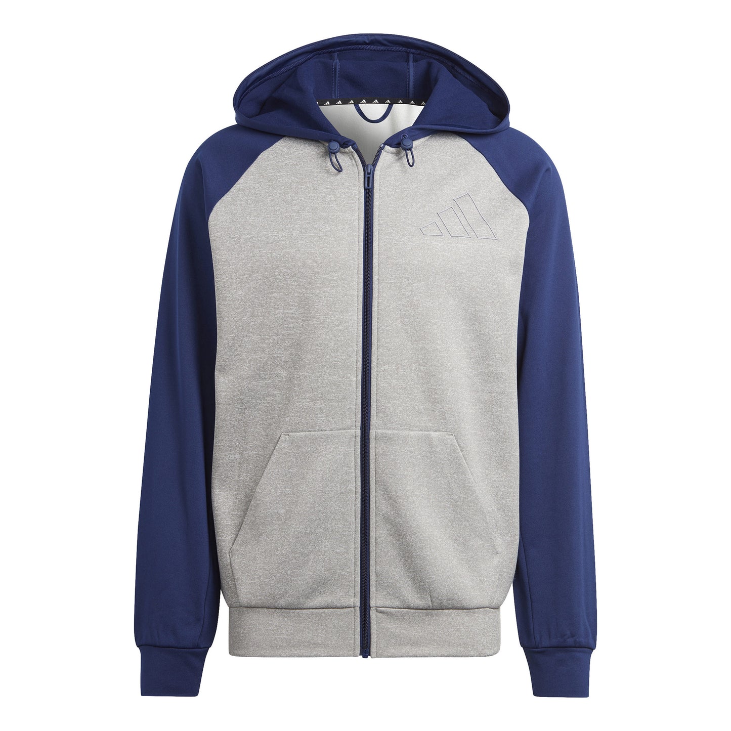 adidas GG Big Logo 3 Stripes Training jacket Men - grey, dark blue