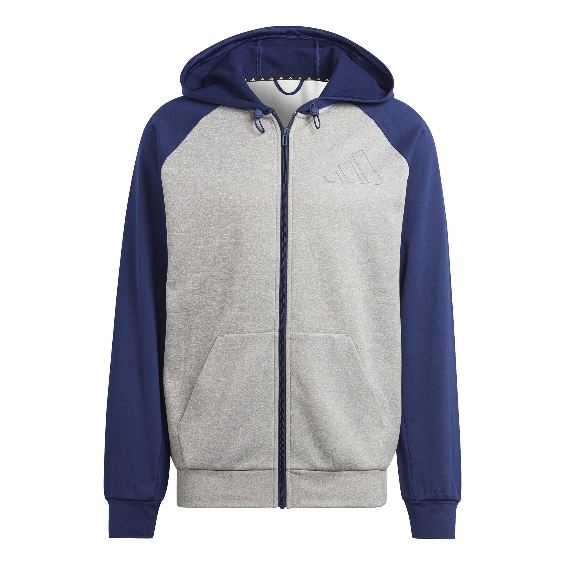 adidas GG Big Logo 3 Stripes Training jacket Men - grey, dark blue