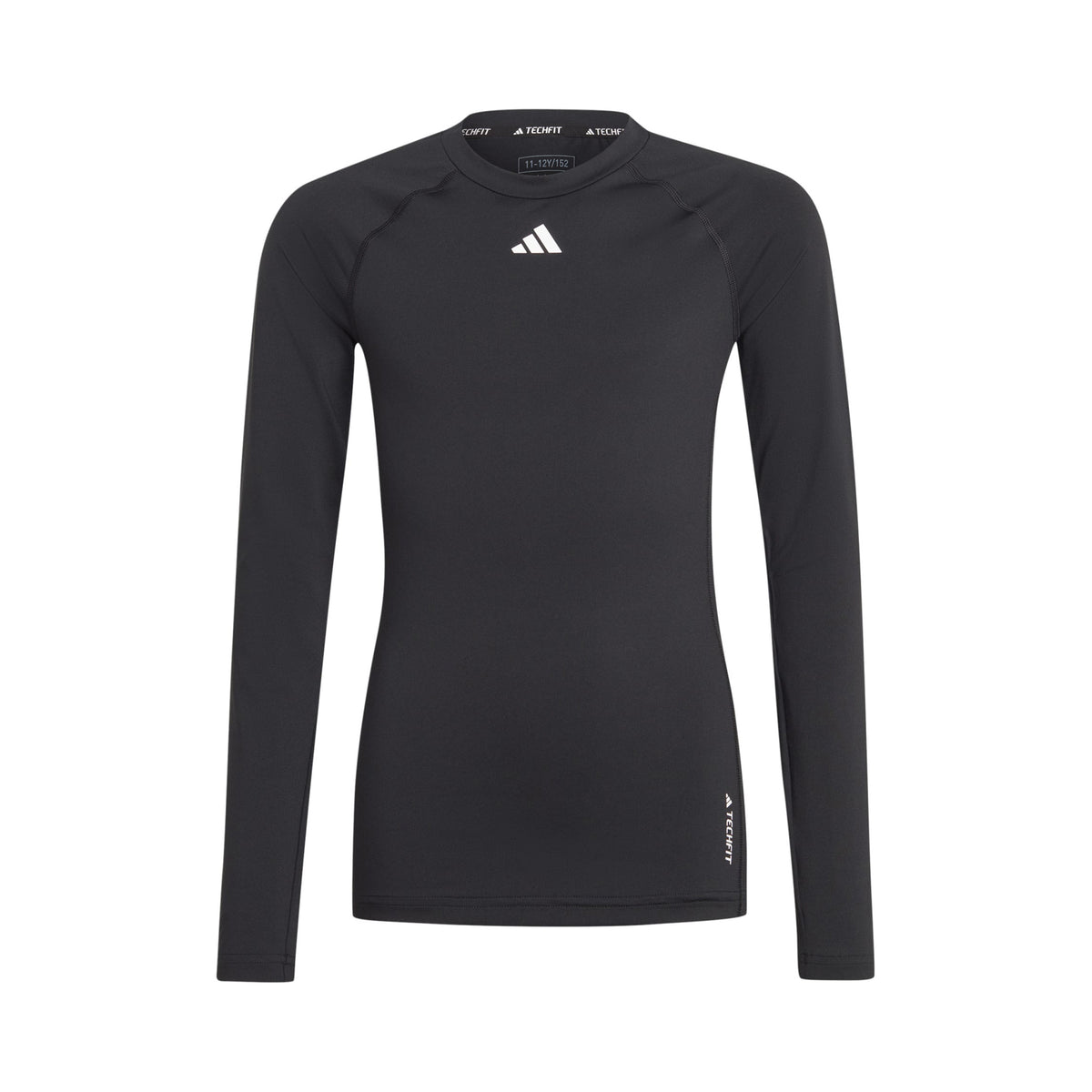 adidas Tech-Fit Longsleeve Jungen - schwarz,