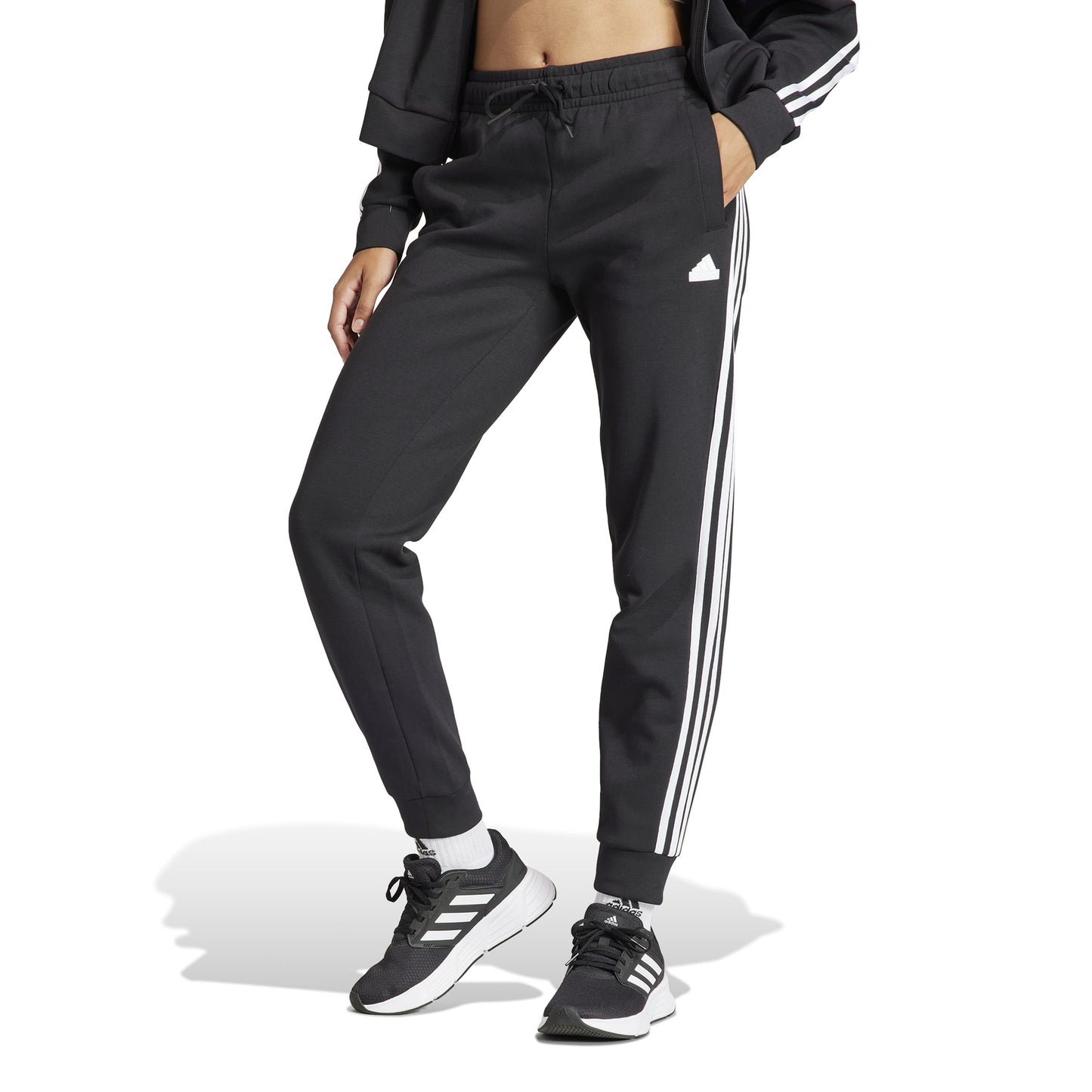 adidas Future Icon 3 Stripes Regular Training pants Women - black, white